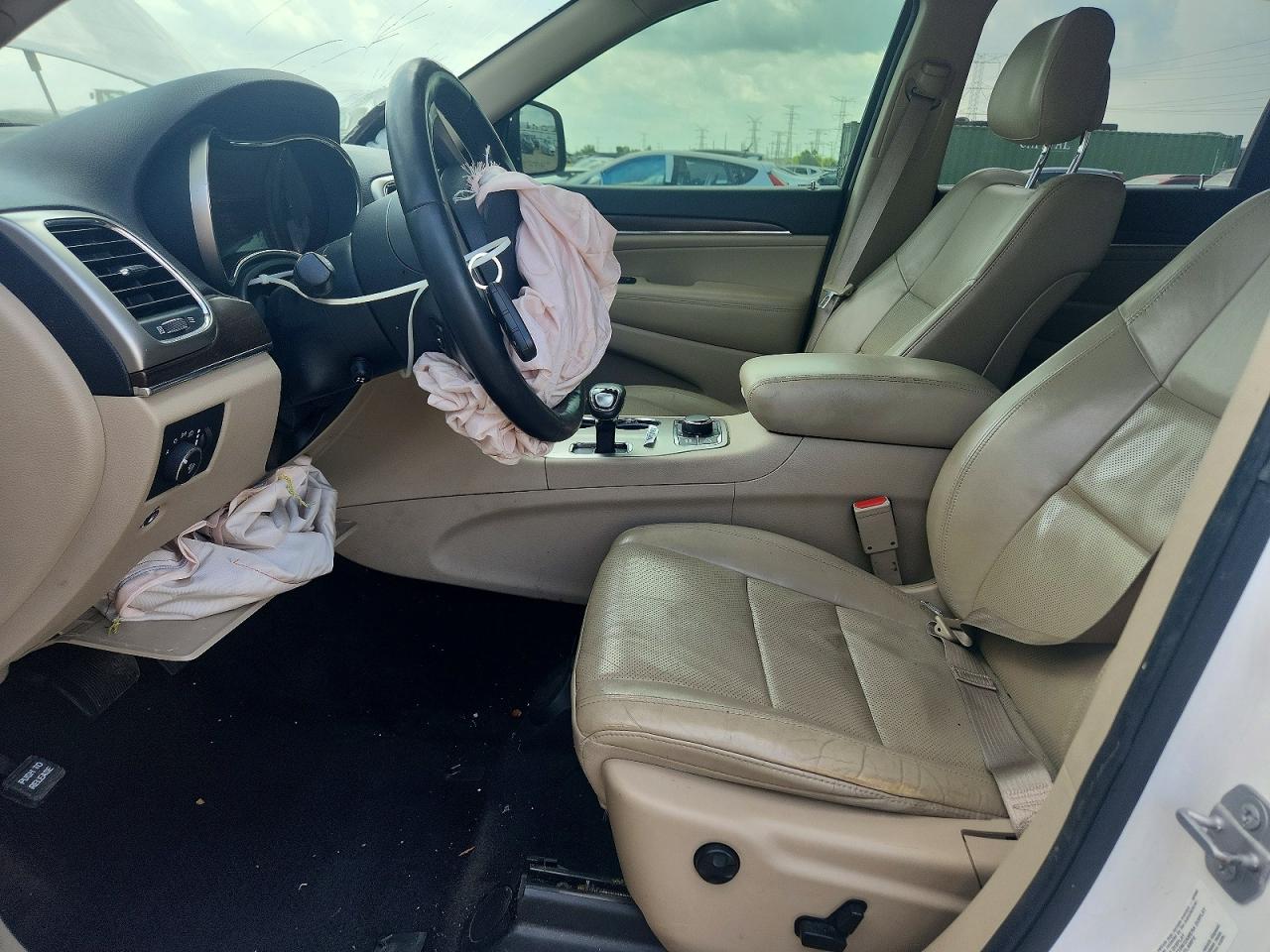 2015 Jeep Grand Cherokee Limited White vin: 1C4RJFBG9FC649711