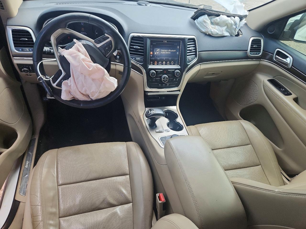 2015 Jeep Grand Cherokee Limited White vin: 1C4RJFBG9FC649711