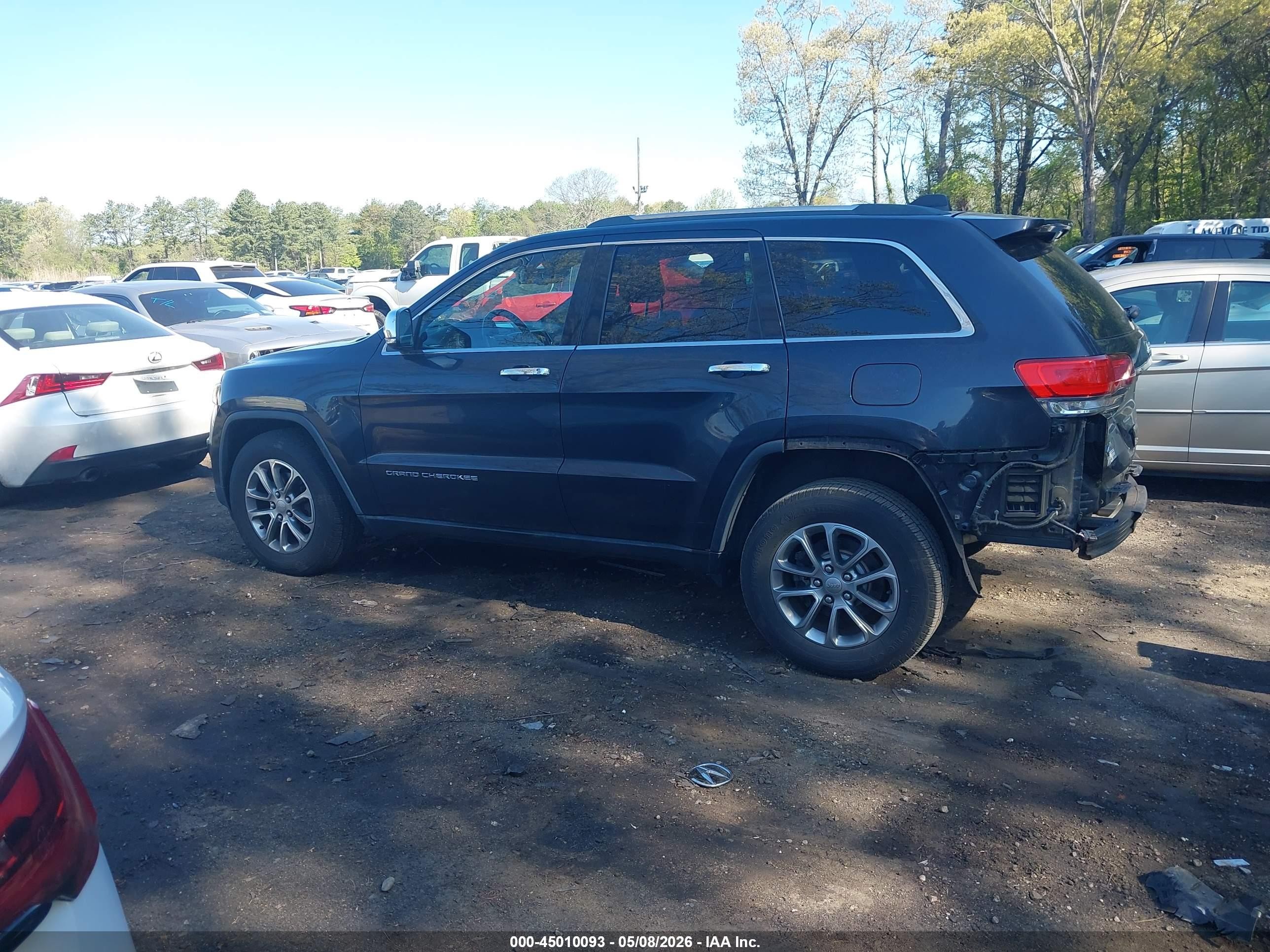 2015 Jeep Grand Cherokee Limited Gray vin: 1C4RJFBG9FC692834