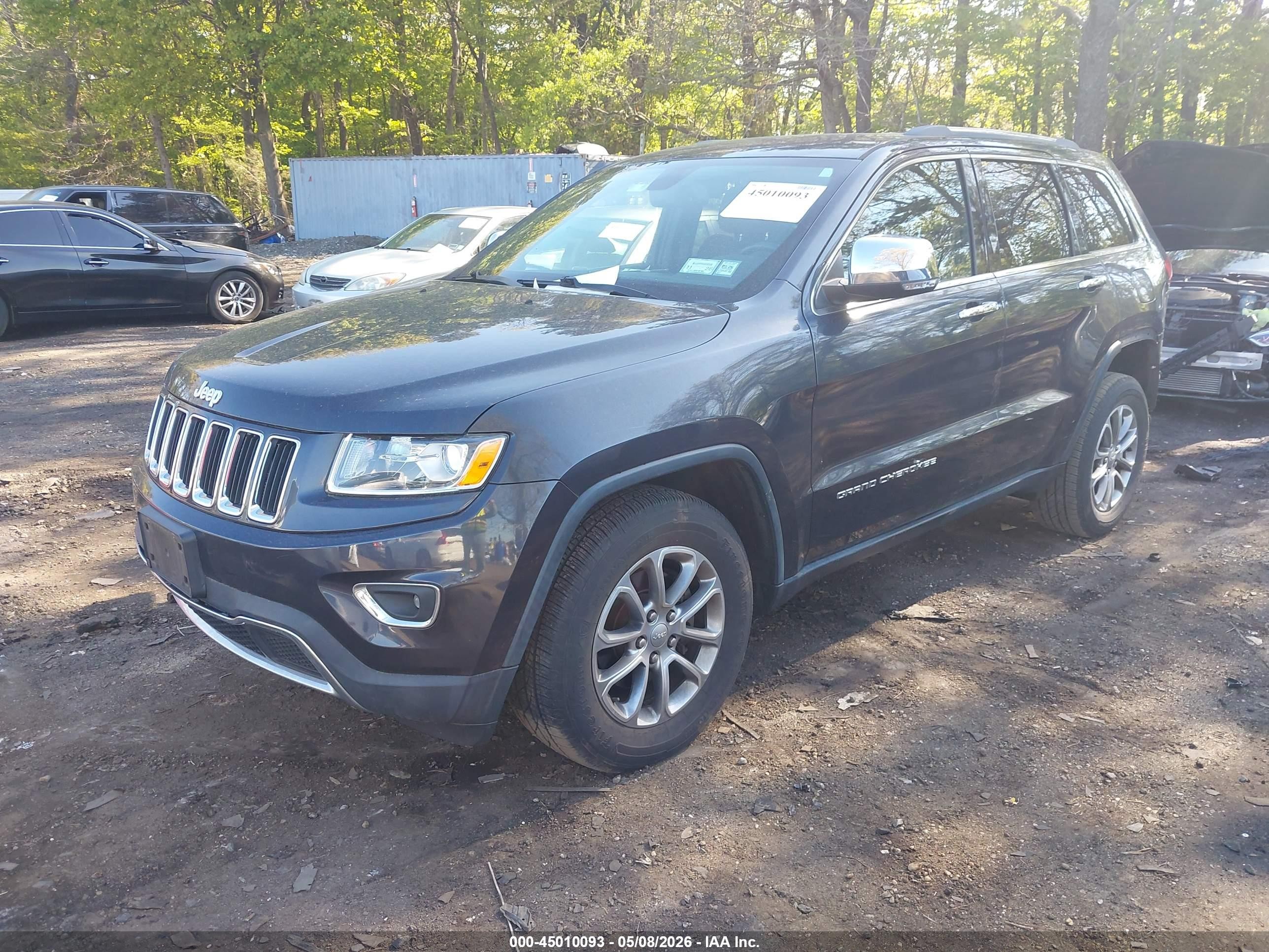 2015 Jeep Grand Cherokee Limited Gray vin: 1C4RJFBG9FC692834