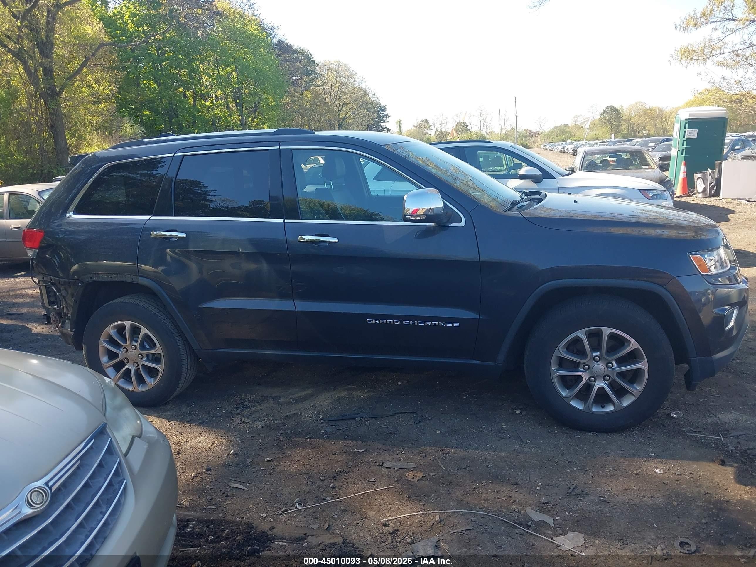 2015 Jeep Grand Cherokee Limited Gray vin: 1C4RJFBG9FC692834
