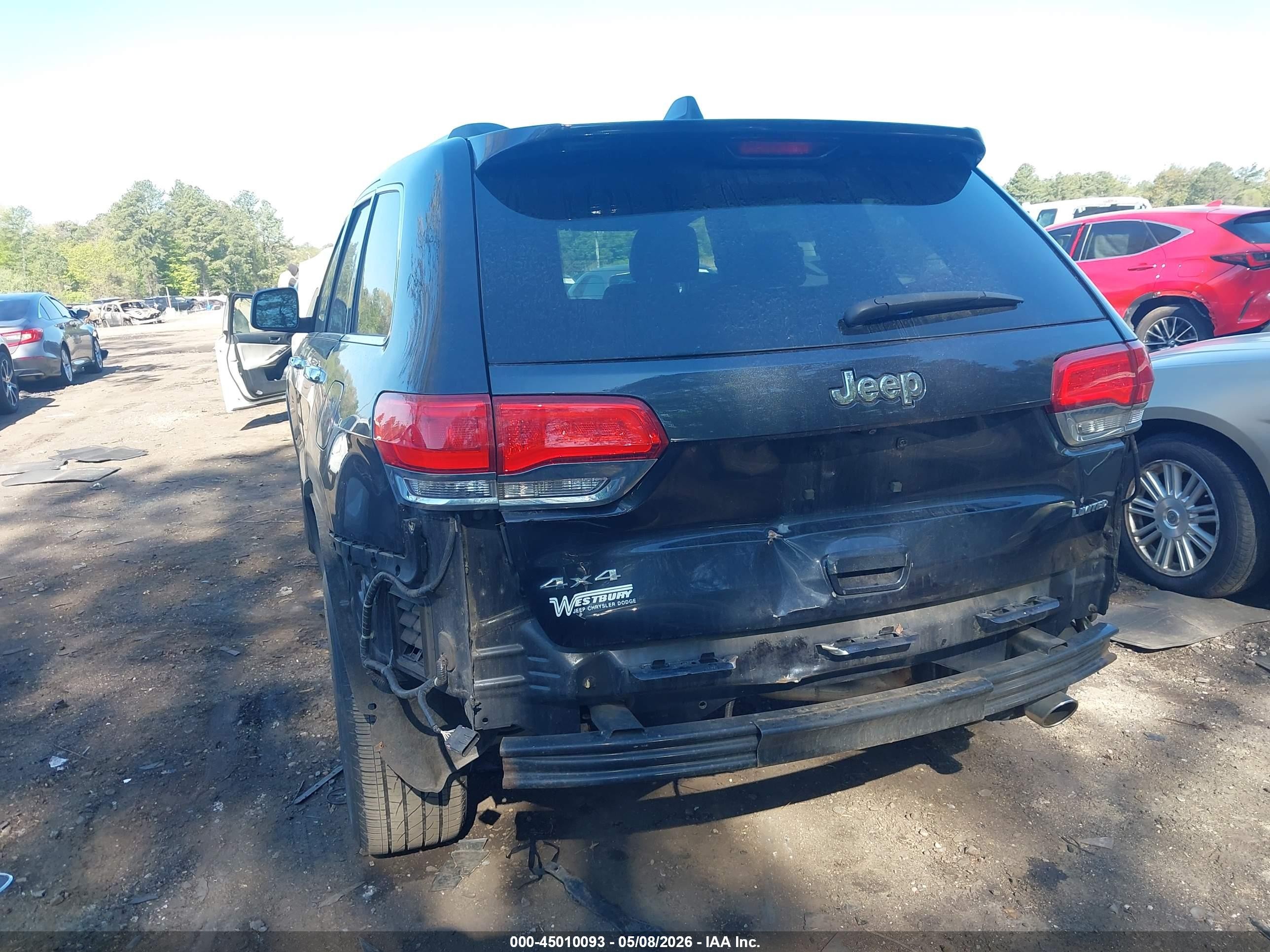 2015 Jeep Grand Cherokee Limited Gray vin: 1C4RJFBG9FC692834