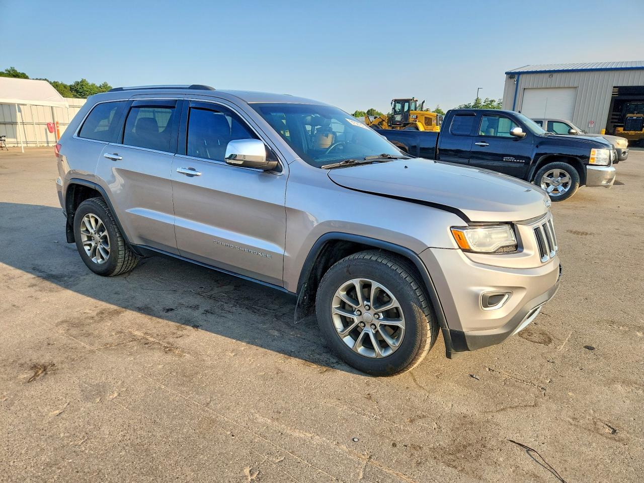 2015 Jeep Grand Cherokee Limited Silver vin: 1C4RJFBG9FC697659