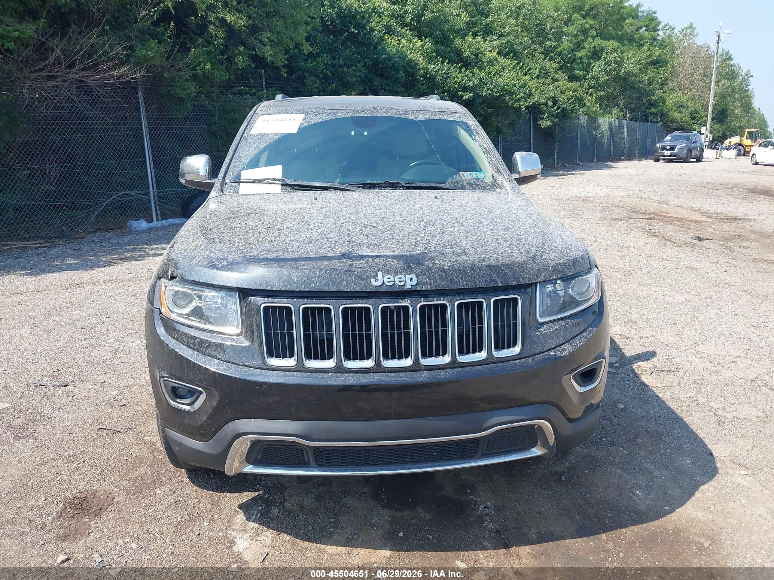 2015 Jeep Grand Cherokee Limited Black vin: 1C4RJFBG9FC718557