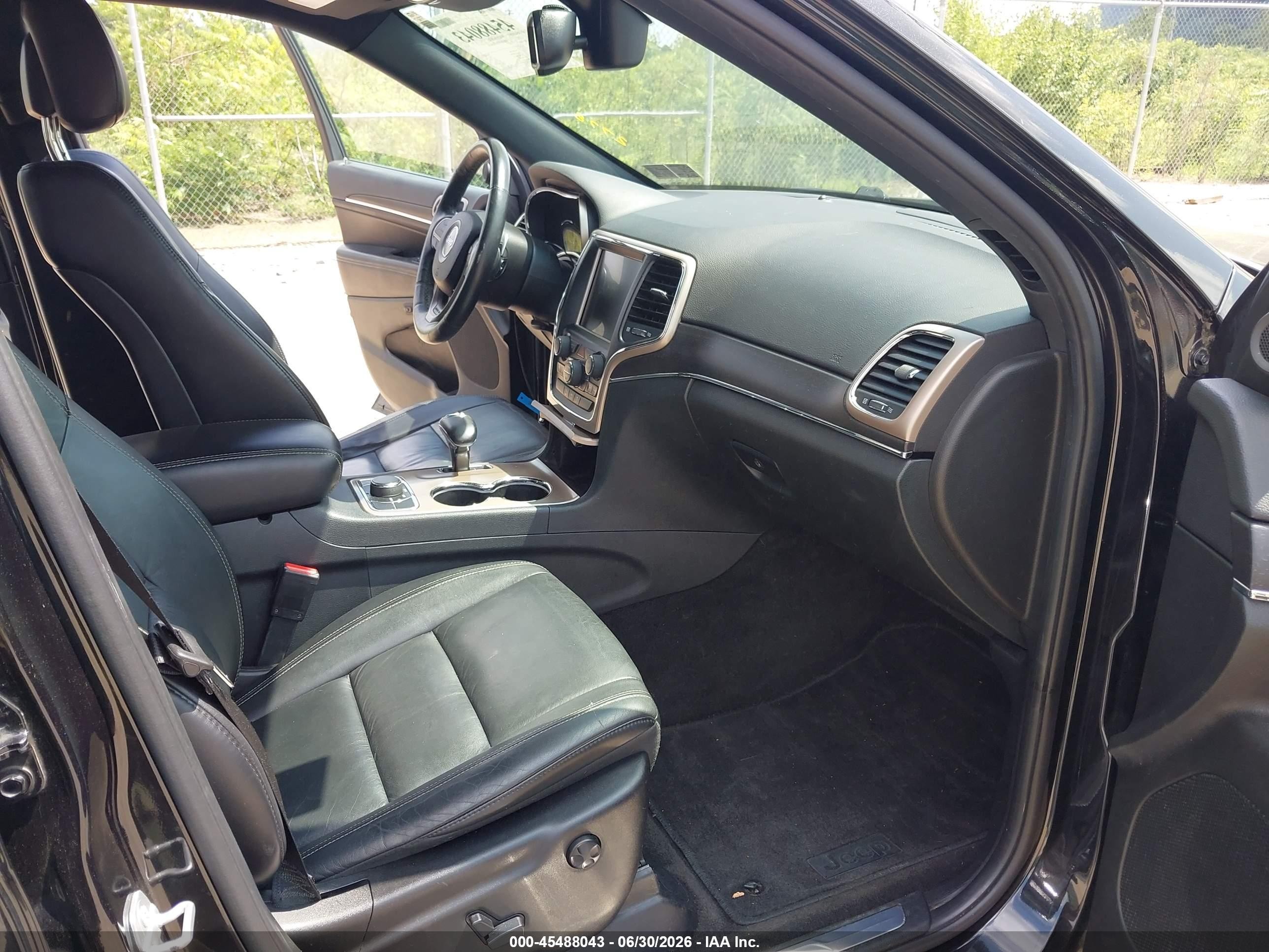 2015 Jeep Grand Cherokee Limited Black vin: 1C4RJFBG9FC733110