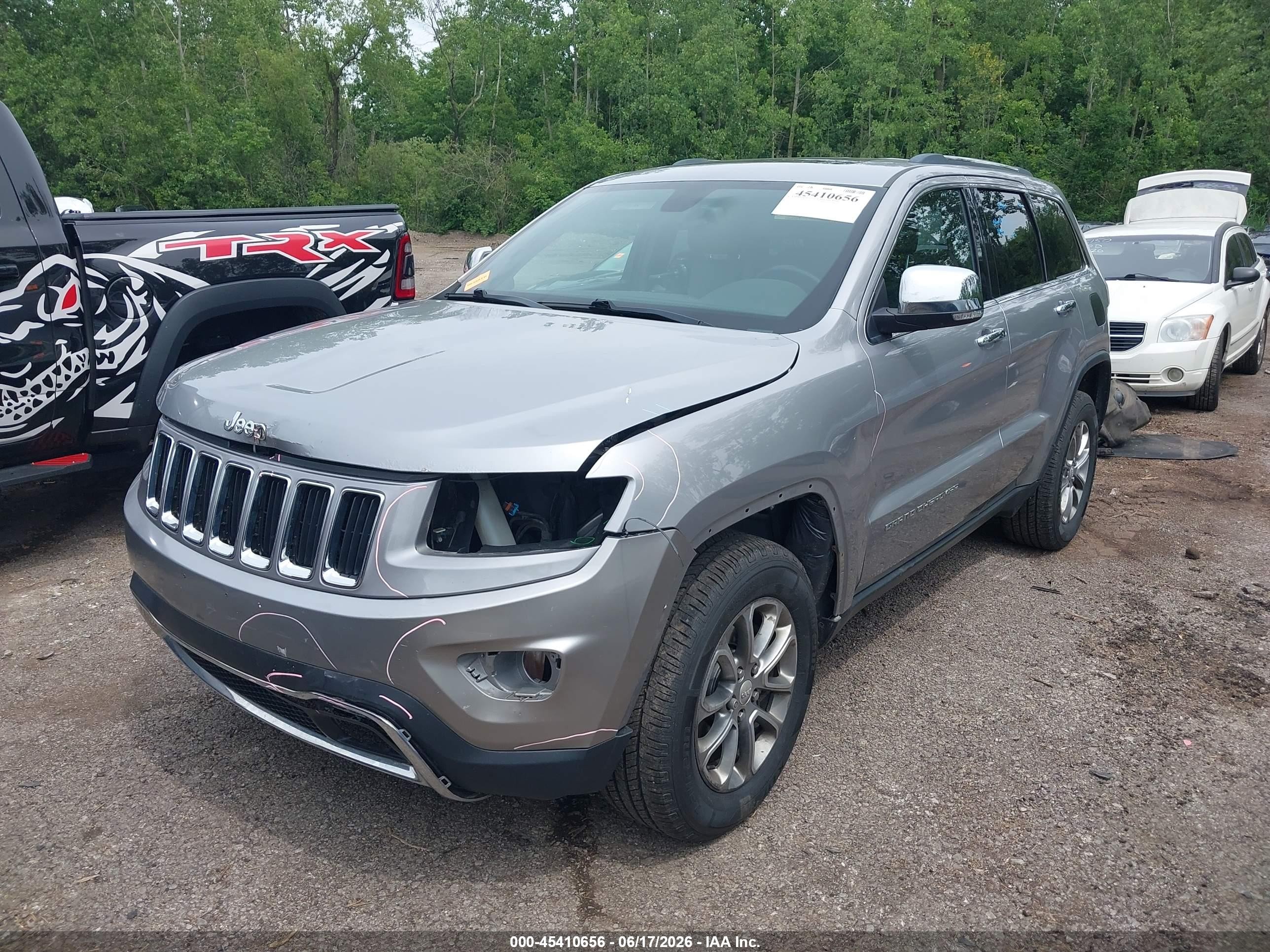 2015 Jeep Grand Cherokee Limited Серебряный vin: 1C4RJFBG9FC733298