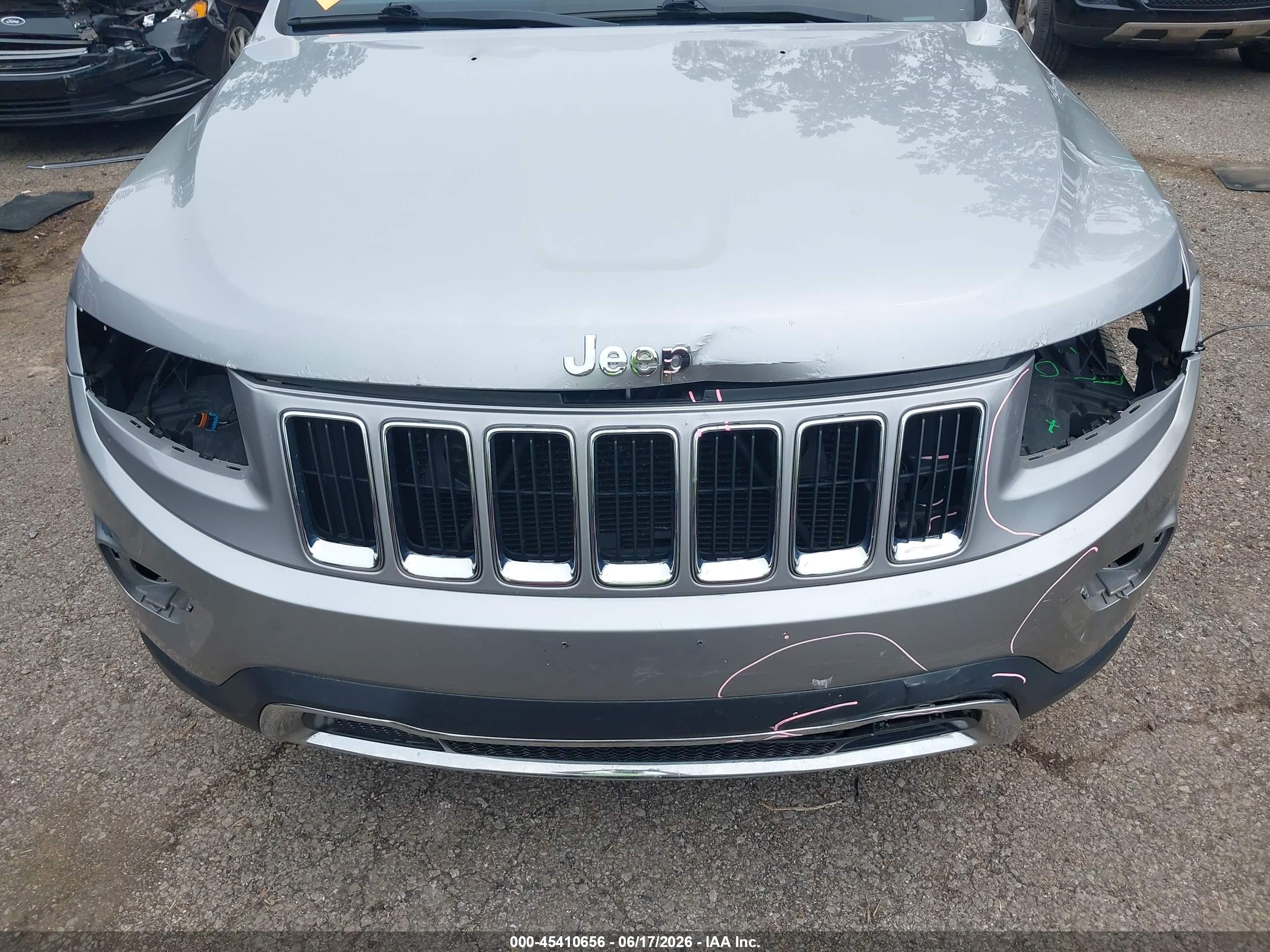 2015 Jeep Grand Cherokee Limited Серебряный vin: 1C4RJFBG9FC733298