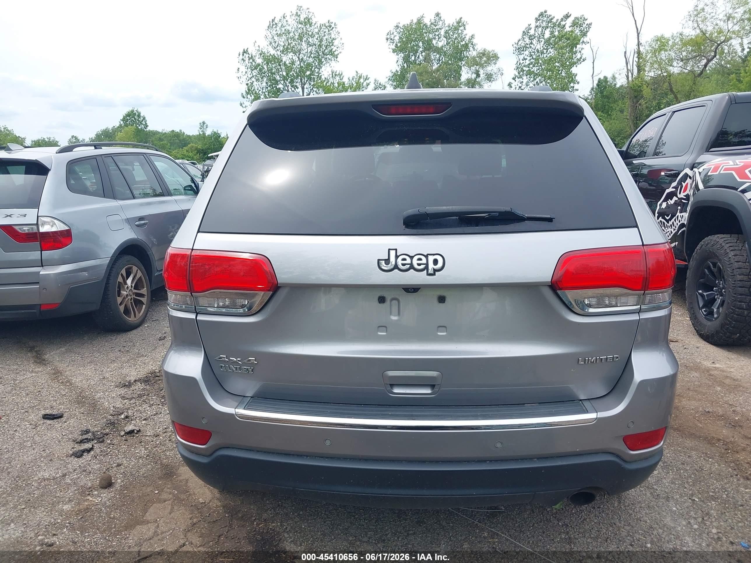 2015 Jeep Grand Cherokee Limited Серебряный vin: 1C4RJFBG9FC733298