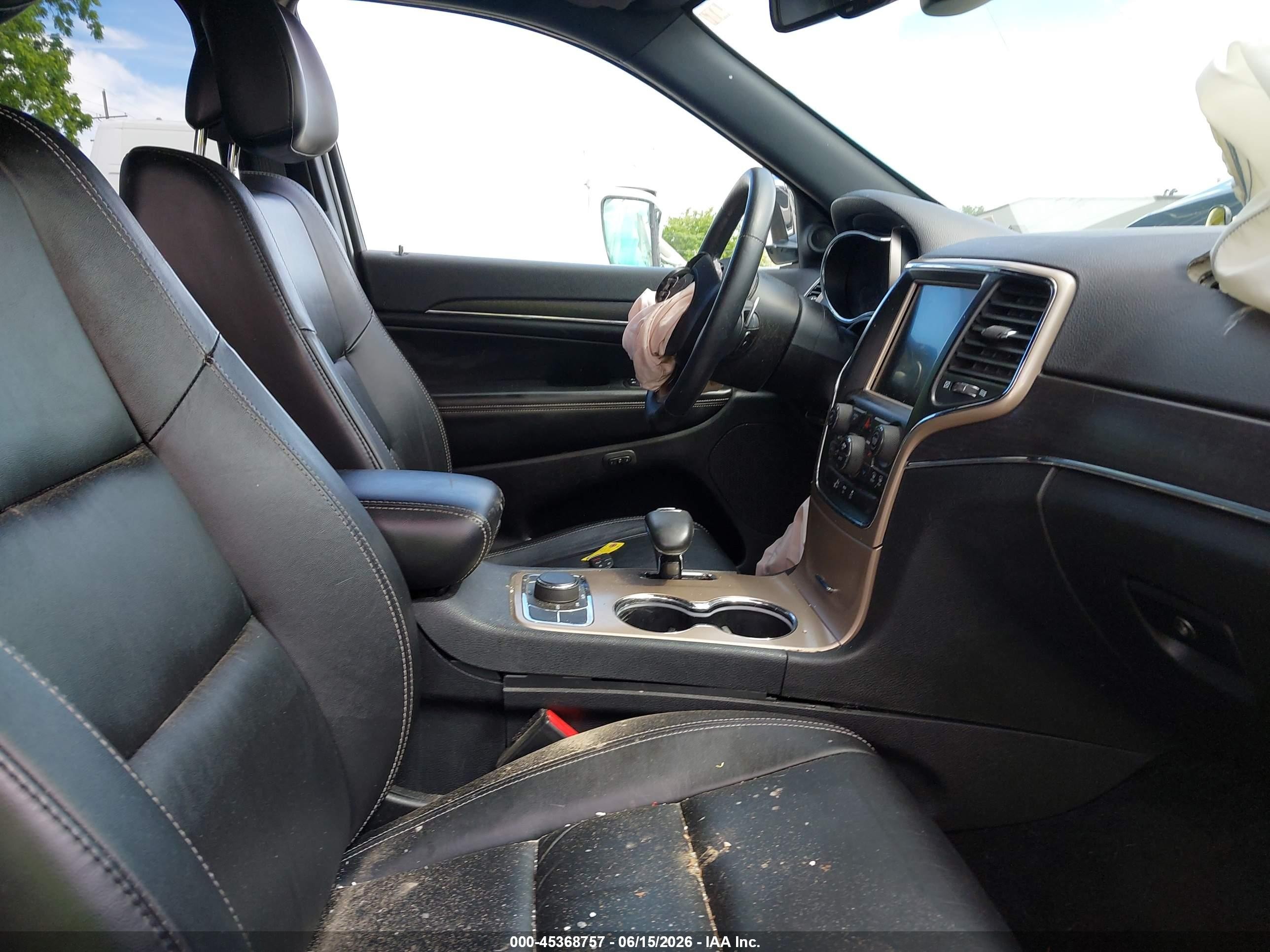 2015 Jeep Grand Cherokee Limited Black vin: 1C4RJFBG9FC748092