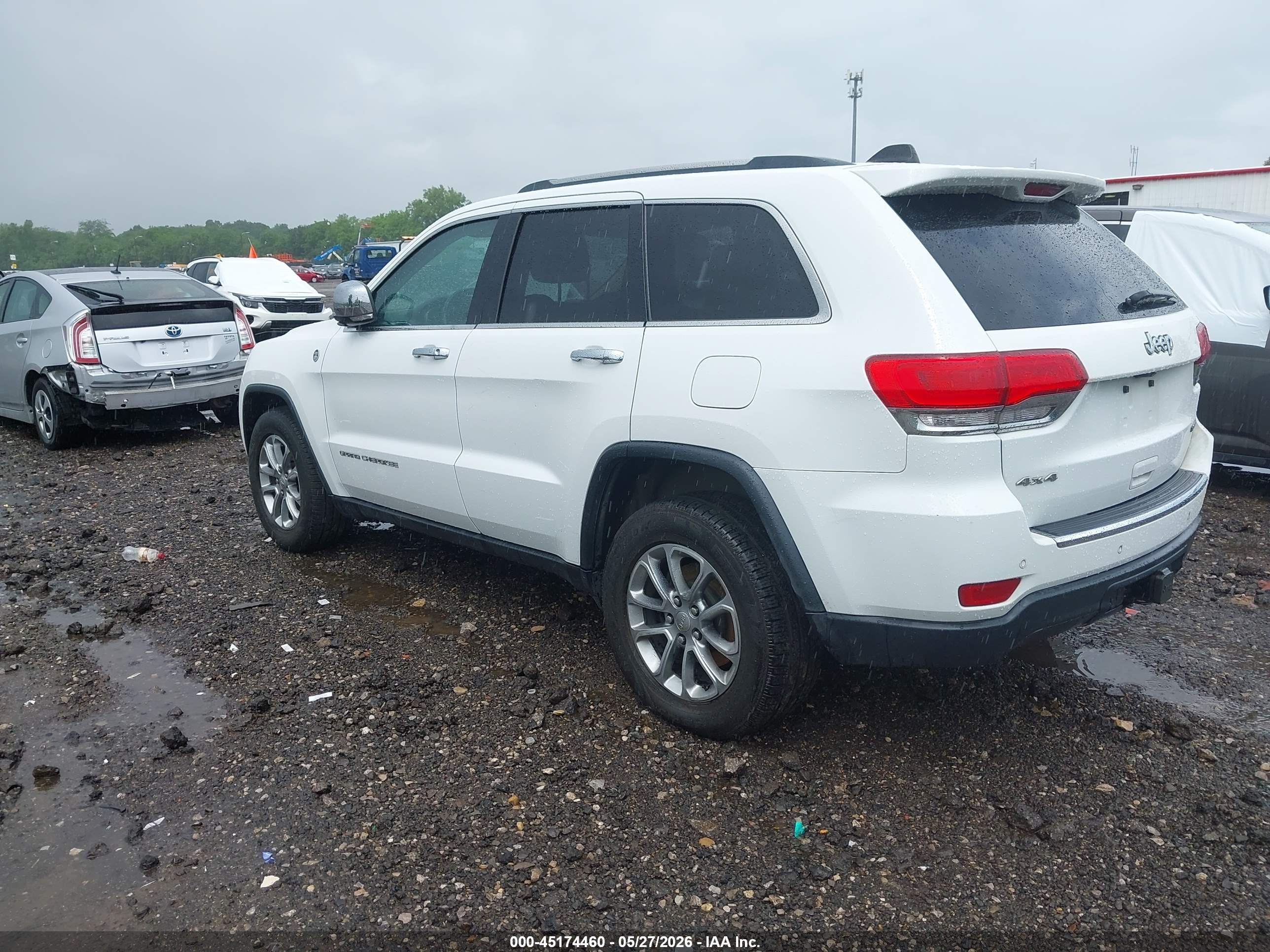 2015 Jeep Grand Cherokee Limited Белый vin: 1C4RJFBG9FC756712