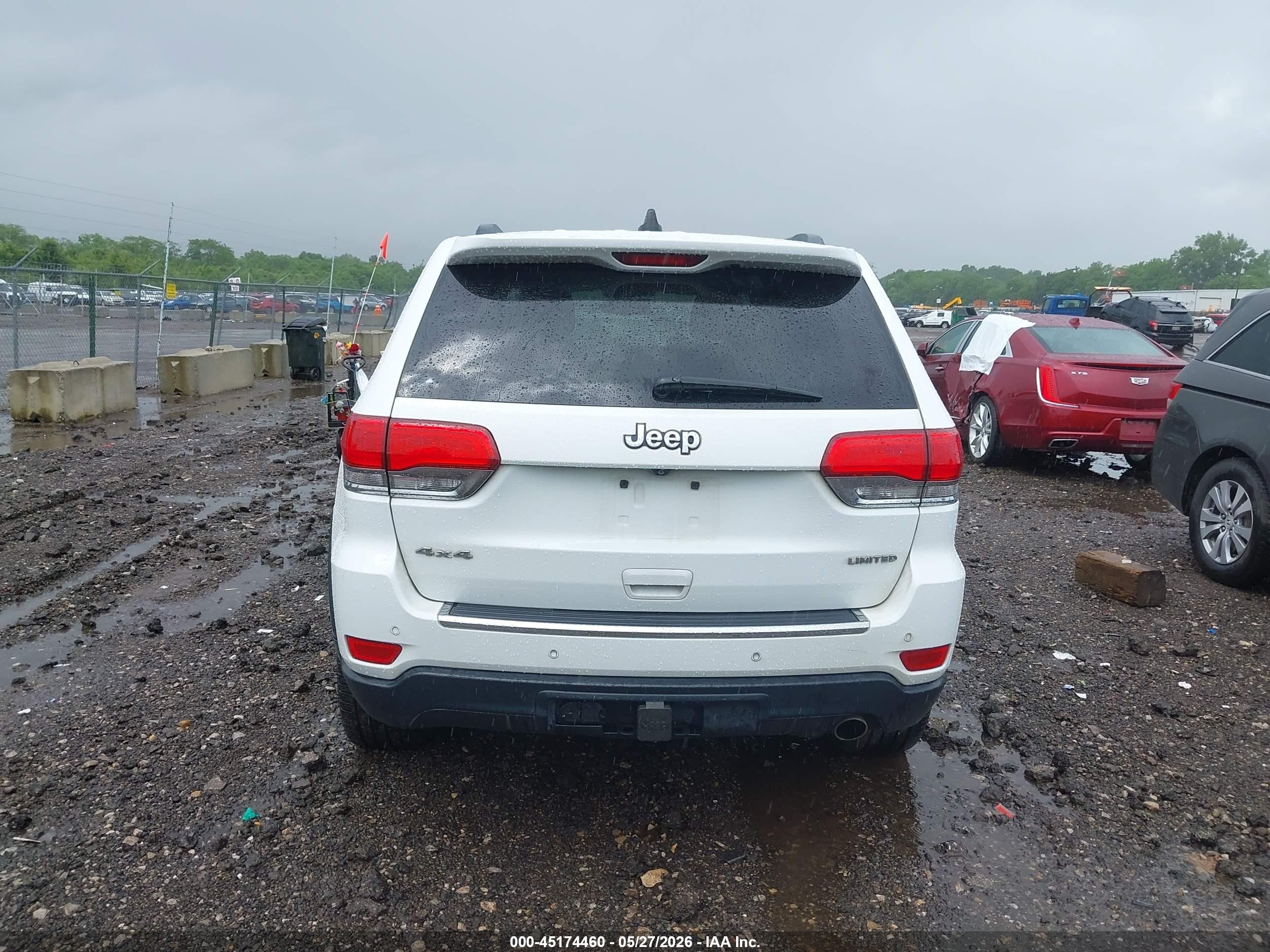 2015 Jeep Grand Cherokee Limited Белый vin: 1C4RJFBG9FC756712