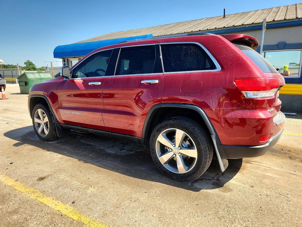 2015 Jeep Grand Cherokee Limited Burgundy vin: 1C4RJFBG9FC783263