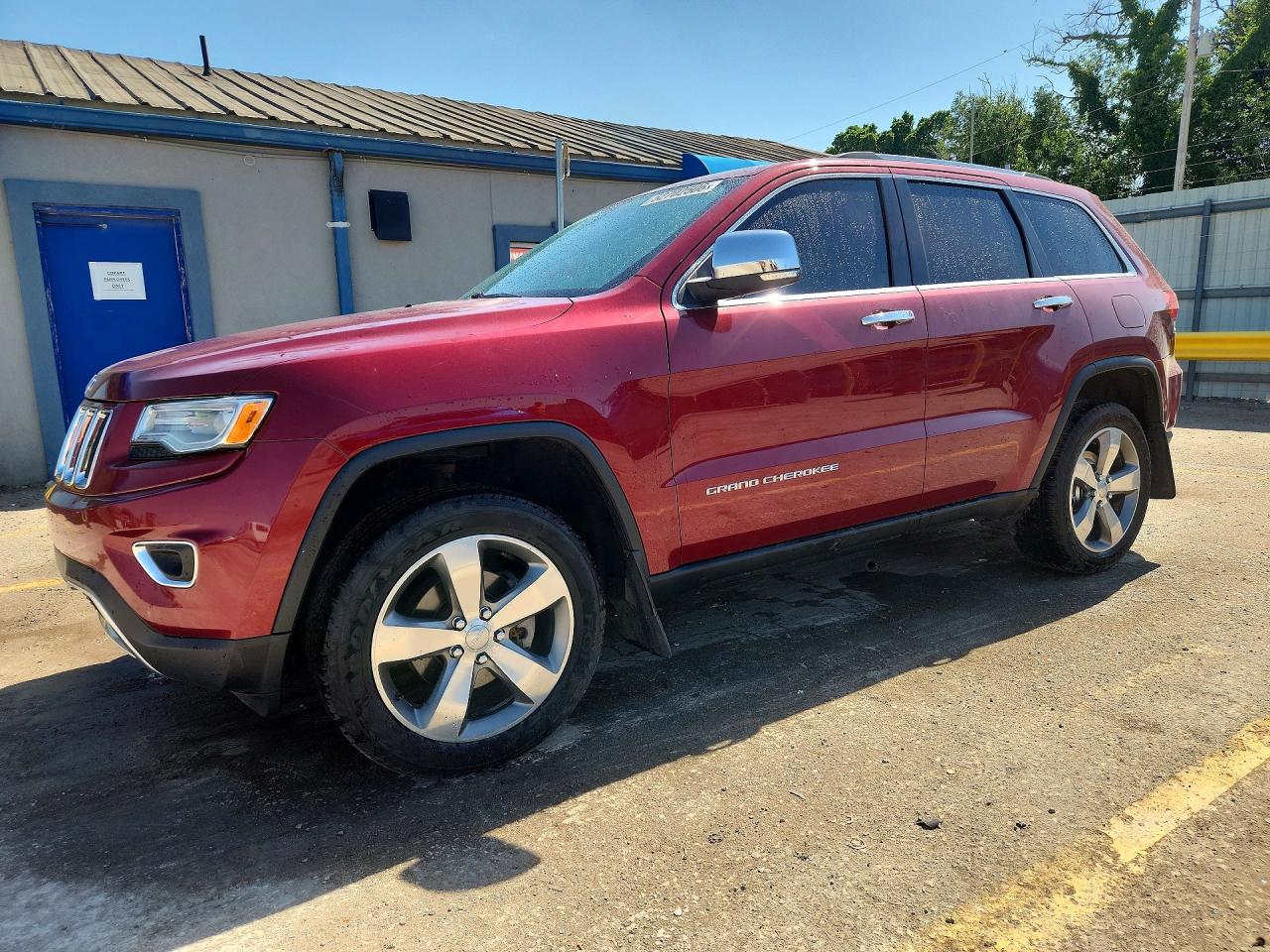 2015 Jeep Grand Cherokee Limited Burgundy vin: 1C4RJFBG9FC783263