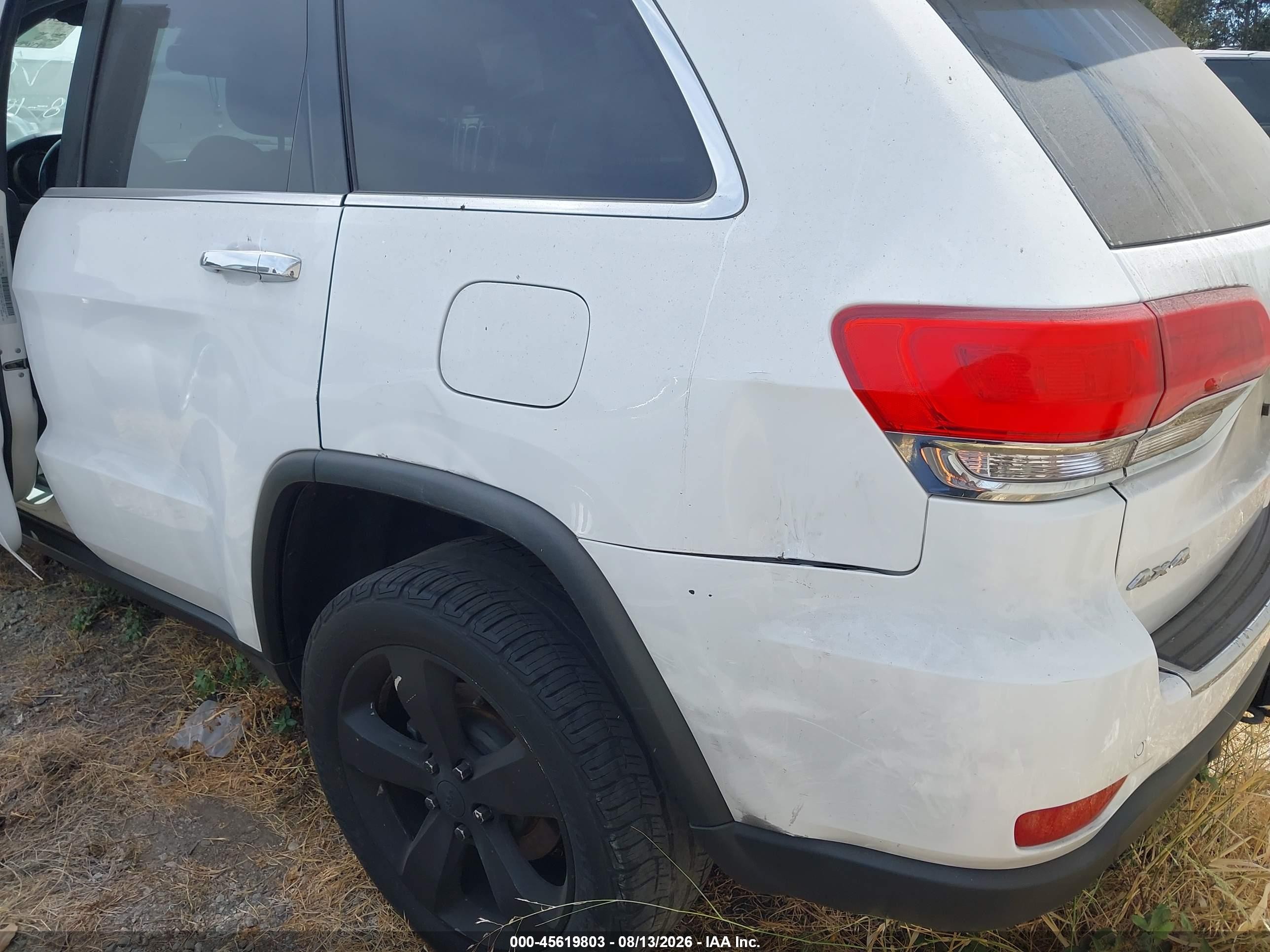 2015 Jeep Grand Cherokee Limited White vin: 1C4RJFBG9FC787510