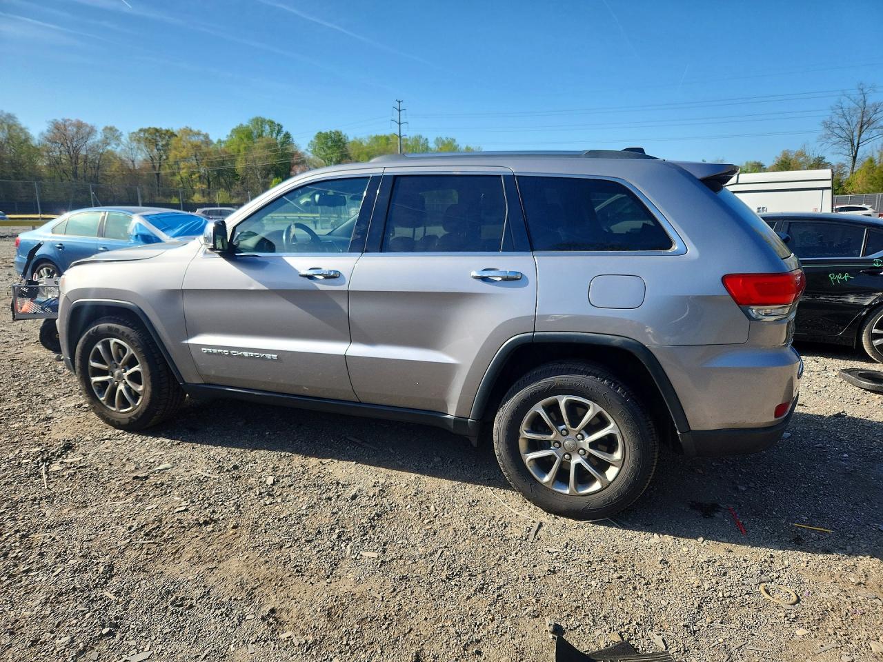 2015 Jeep Grand Cherokee Limited Silver vin: 1C4RJFBG9FC844160