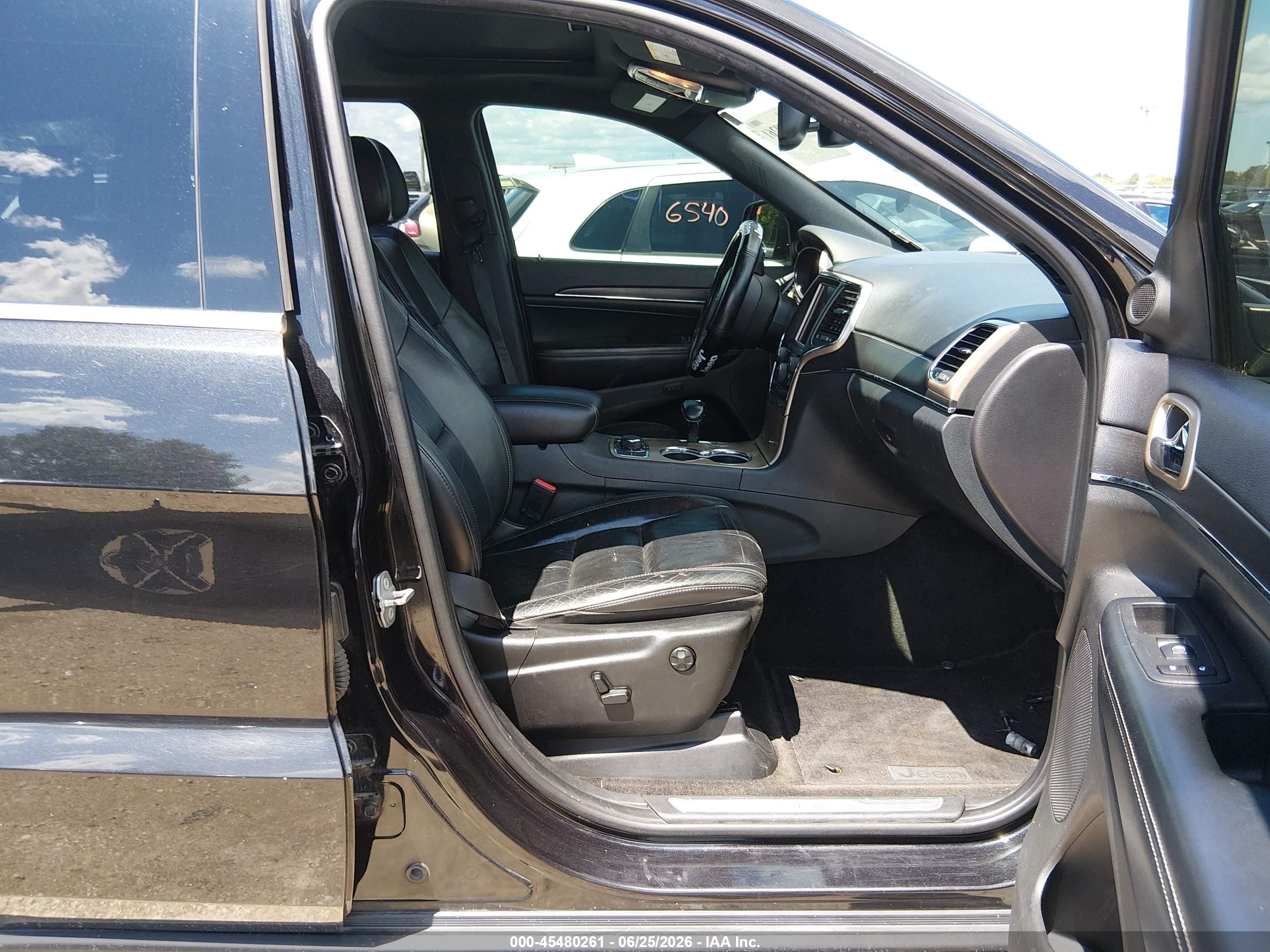 2015 Jeep Grand Cherokee Limited Black vin: 1C4RJFBG9FC878955
