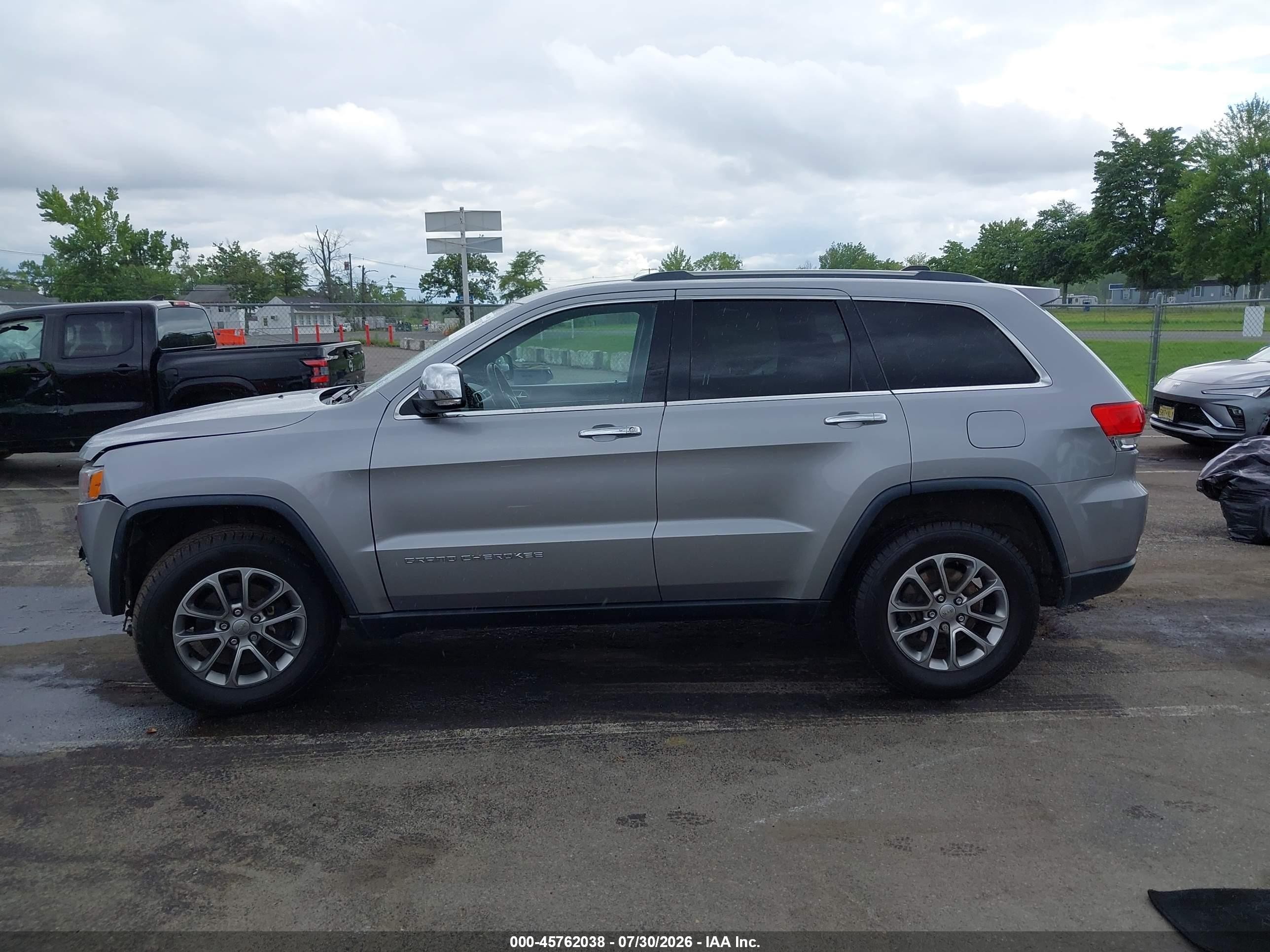 2015 Jeep Grand Cherokee Limited Gray vin: 1C4RJFBG9FC921996