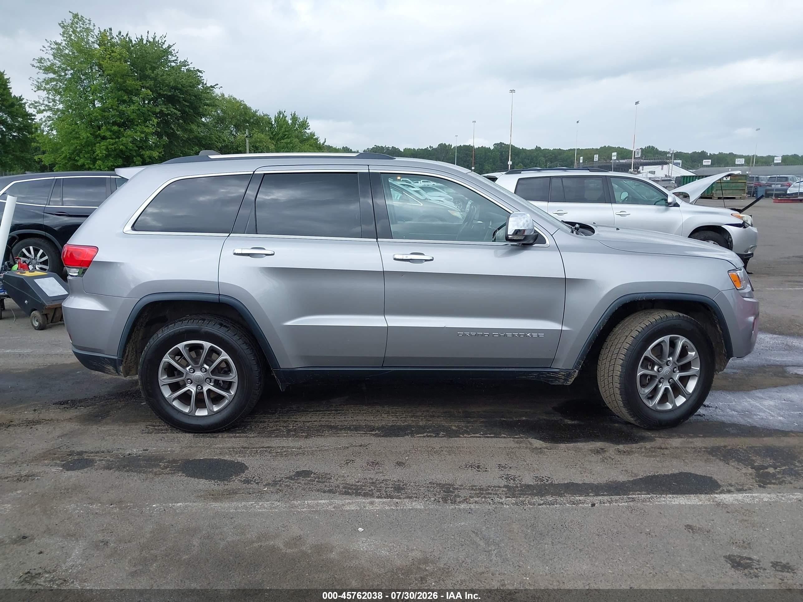 2015 Jeep Grand Cherokee Limited Gray vin: 1C4RJFBG9FC921996