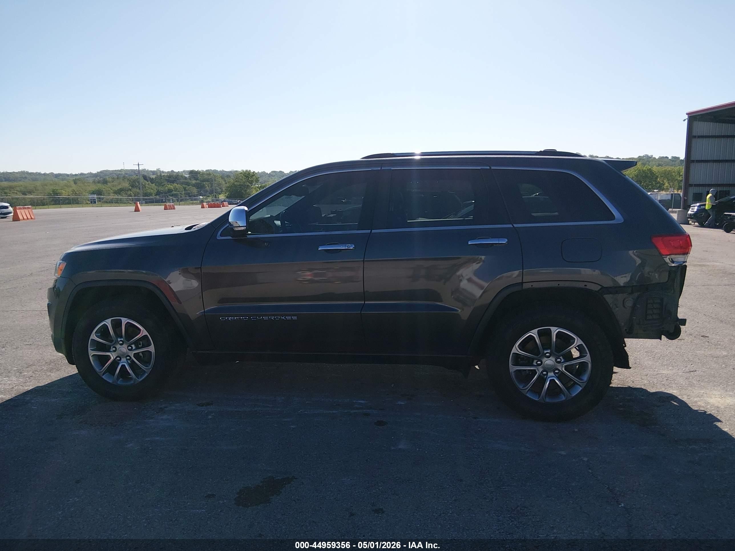 2015 Jeep Grand Cherokee Limited Gray vin: 1C4RJFBG9FC954626