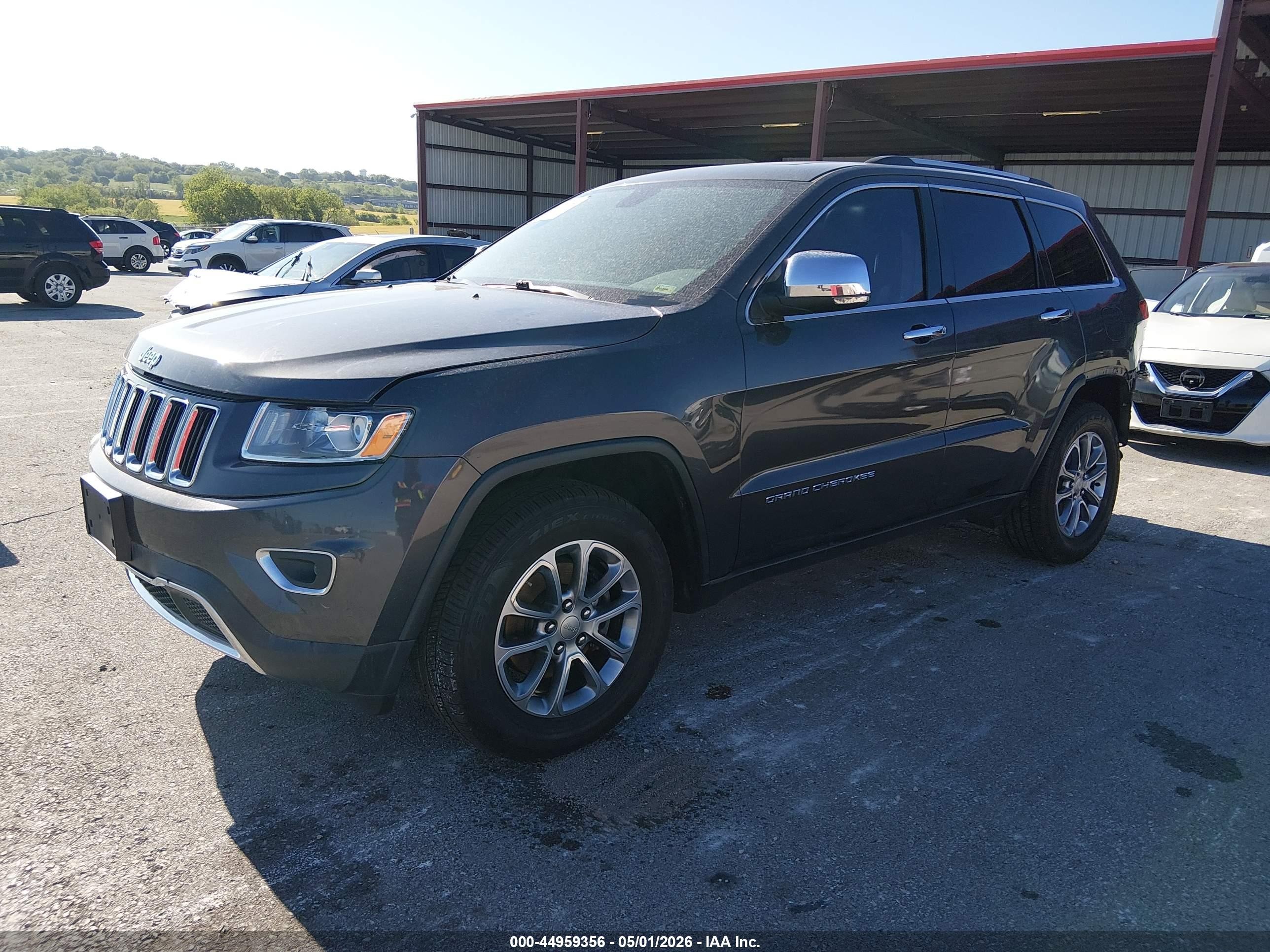 2015 Jeep Grand Cherokee Limited Gray vin: 1C4RJFBG9FC954626