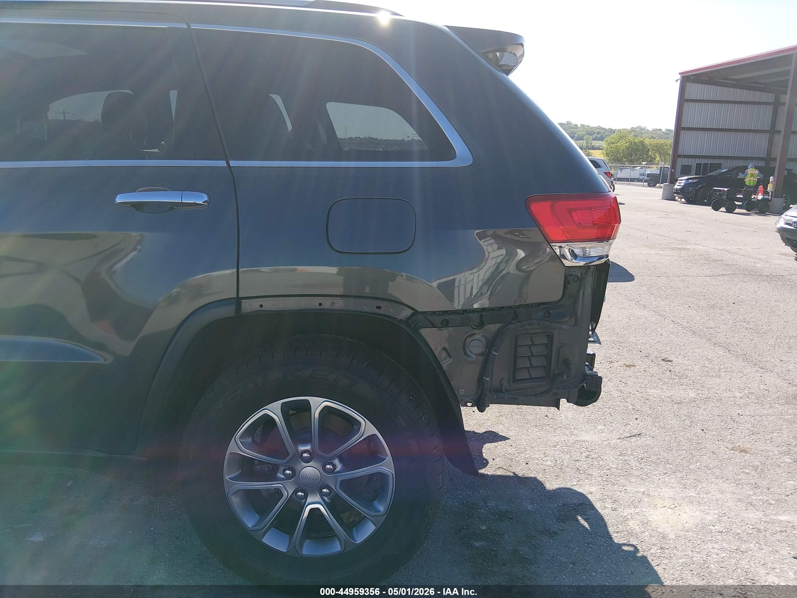 2015 Jeep Grand Cherokee Limited Gray vin: 1C4RJFBG9FC954626