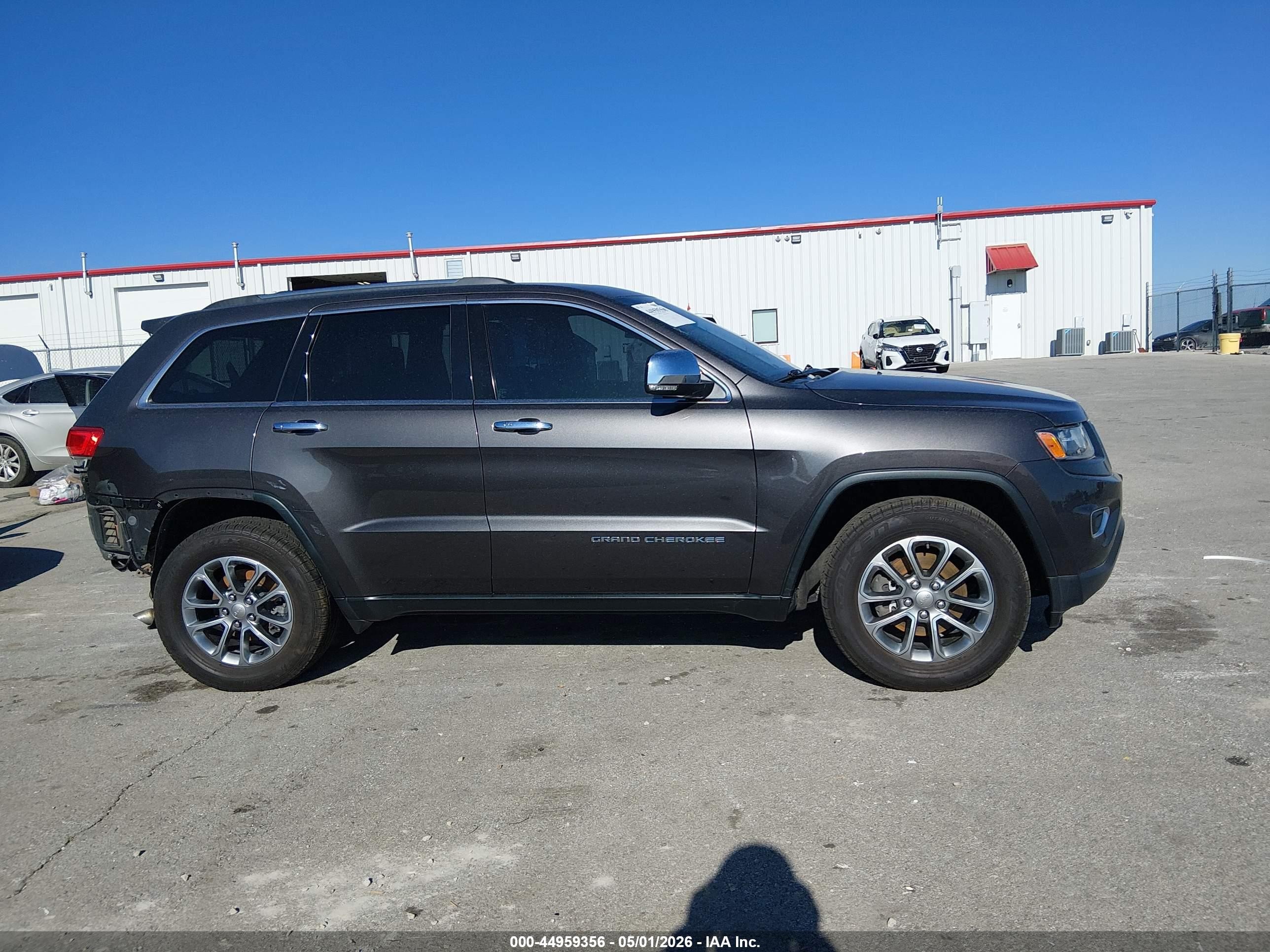 2015 Jeep Grand Cherokee Limited Gray vin: 1C4RJFBG9FC954626