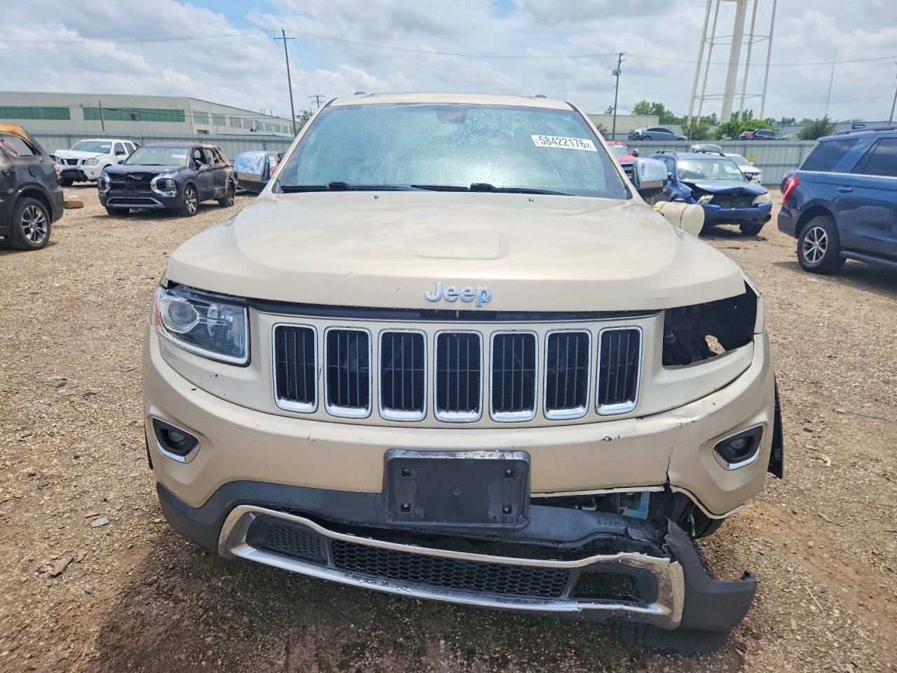 2015 Jeep Grand Cherokee Limited Beige vin: 1C4RJFBG9FC954979