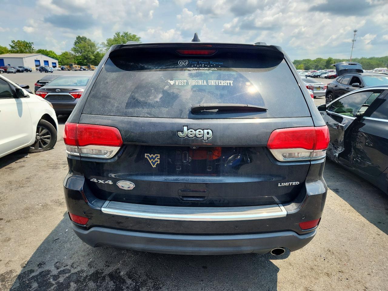 2016 Jeep Grand Cherokee Limited Black vin: 1C4RJFBG9GC302736