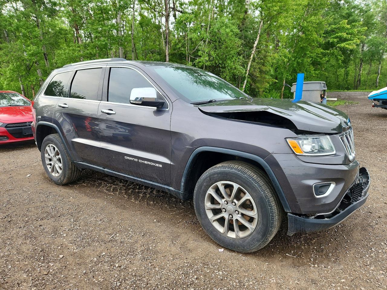 2016 Jeep Grand Cherokee Limited Серый vin: 1C4RJFBG9GC337289