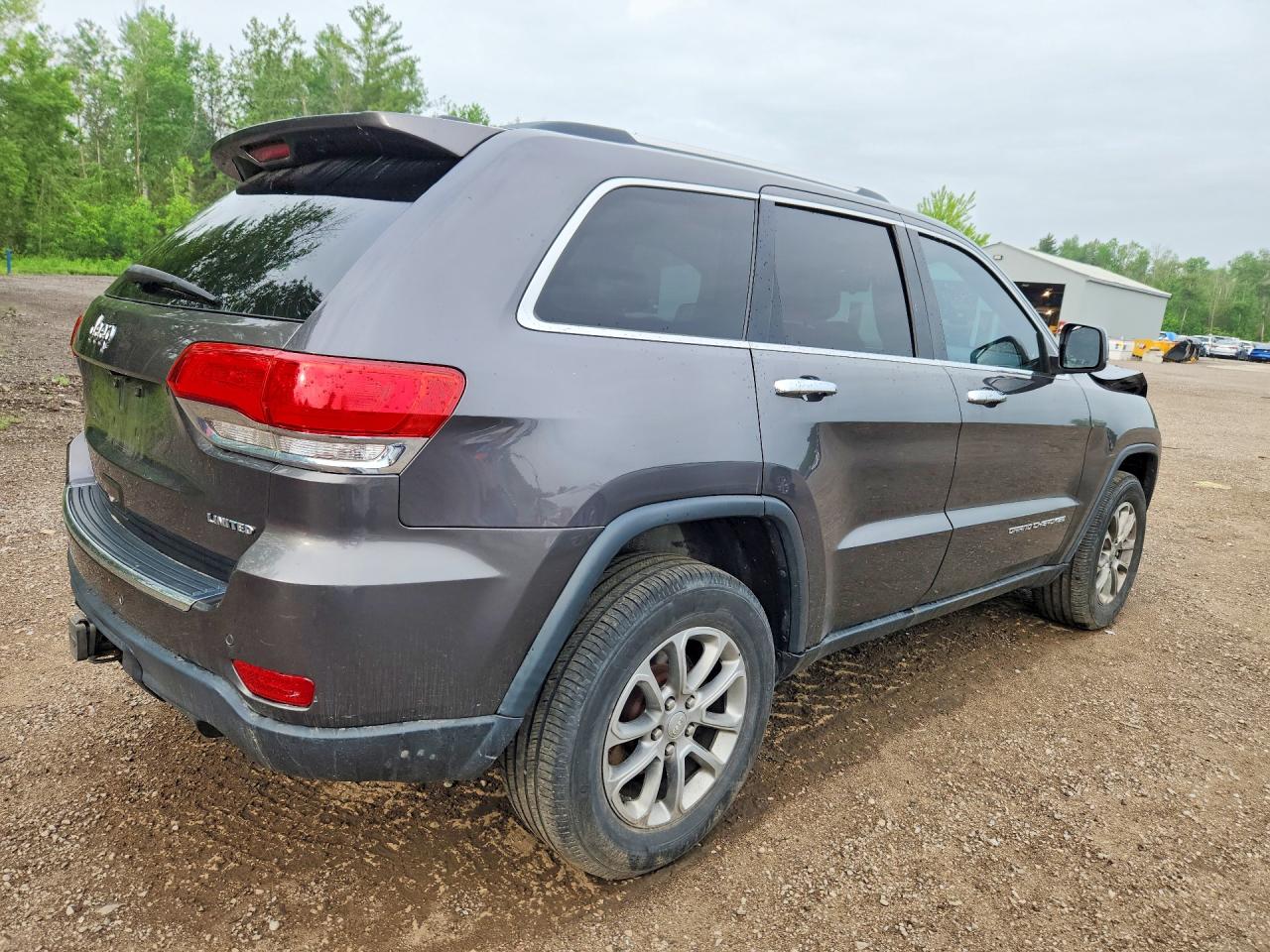 2016 Jeep Grand Cherokee Limited Серый vin: 1C4RJFBG9GC337289