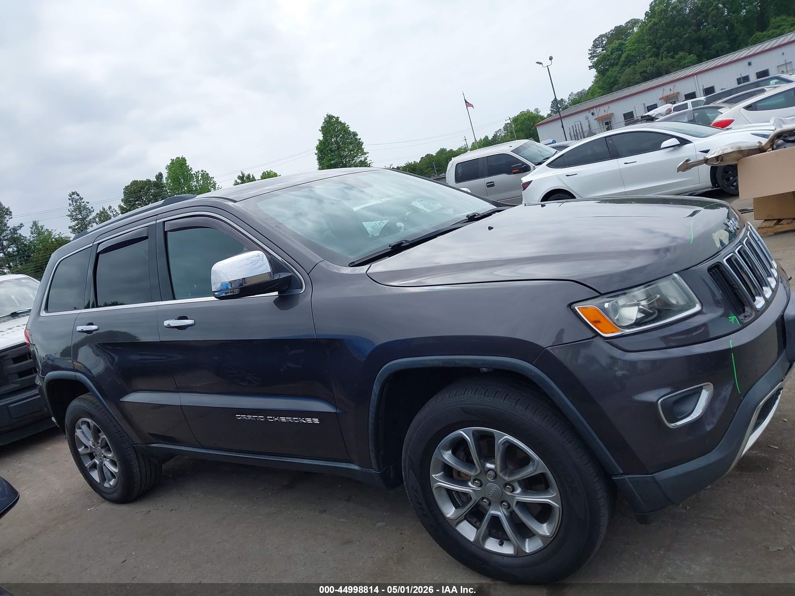 2016 Jeep Grand Cherokee Limited Gray vin: 1C4RJFBG9GC367697