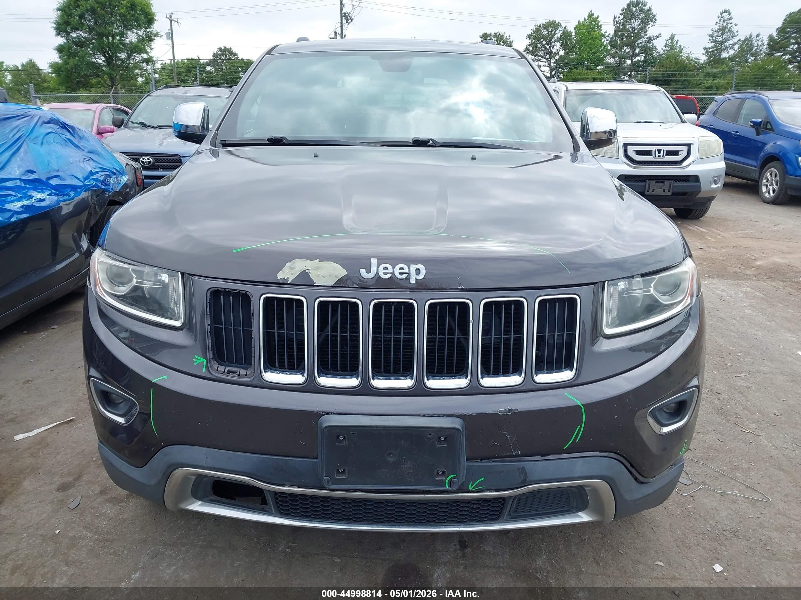 2016 Jeep Grand Cherokee Limited Gray vin: 1C4RJFBG9GC367697