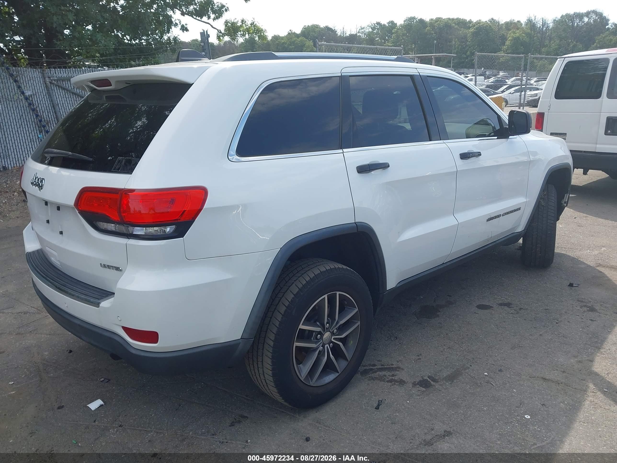 2017 Jeep Grand Cherokee Limited Белый vin: 1C4RJFBG9HC603797