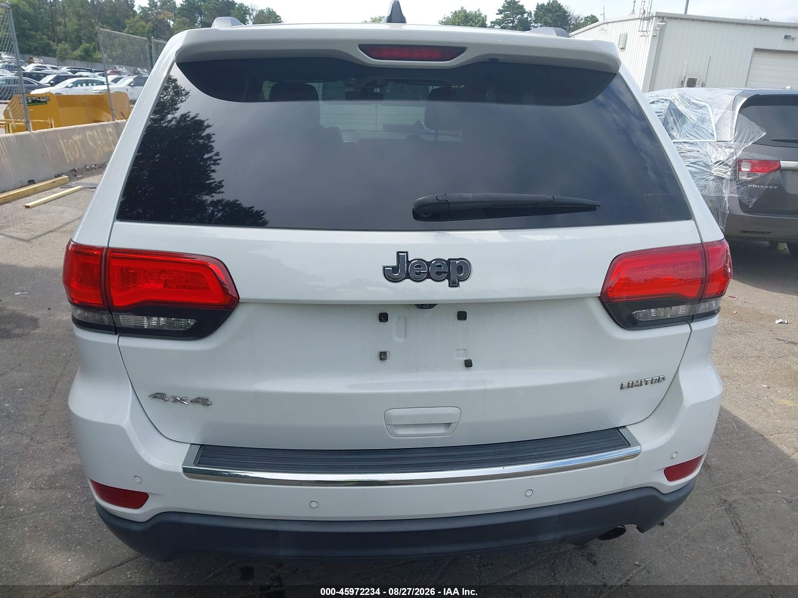 2017 Jeep Grand Cherokee Limited Белый vin: 1C4RJFBG9HC603797