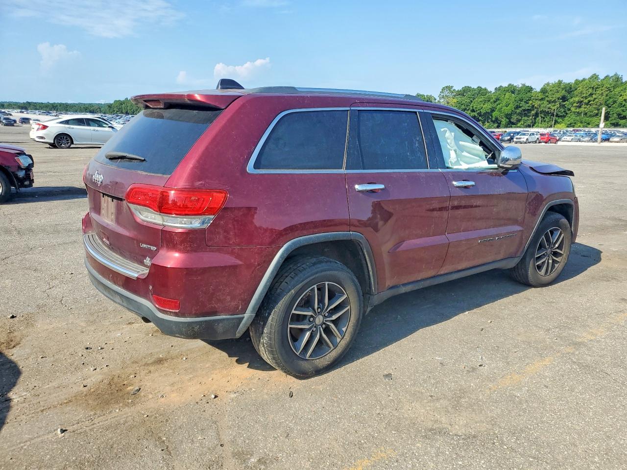 2018 Jeep Grand Cherokee Limited Burgundy vin: 1C4RJFBG9JC308527