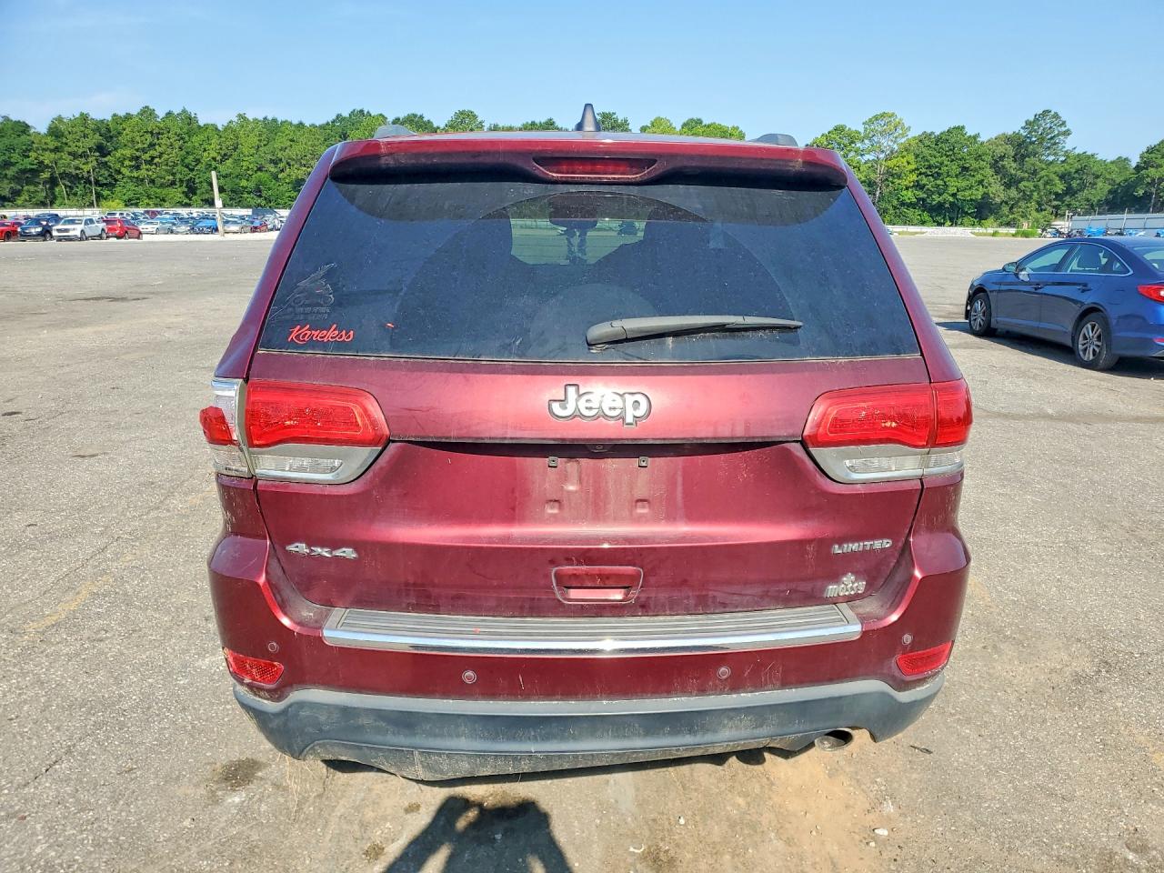 2018 Jeep Grand Cherokee Limited Burgundy vin: 1C4RJFBG9JC308527