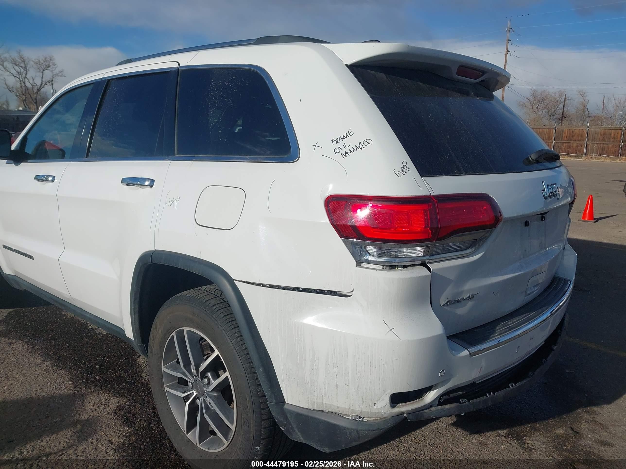 2021 Jeep Grand Cherokee Limited 4x4 Белый vin: 1C4RJFBG9MC645428