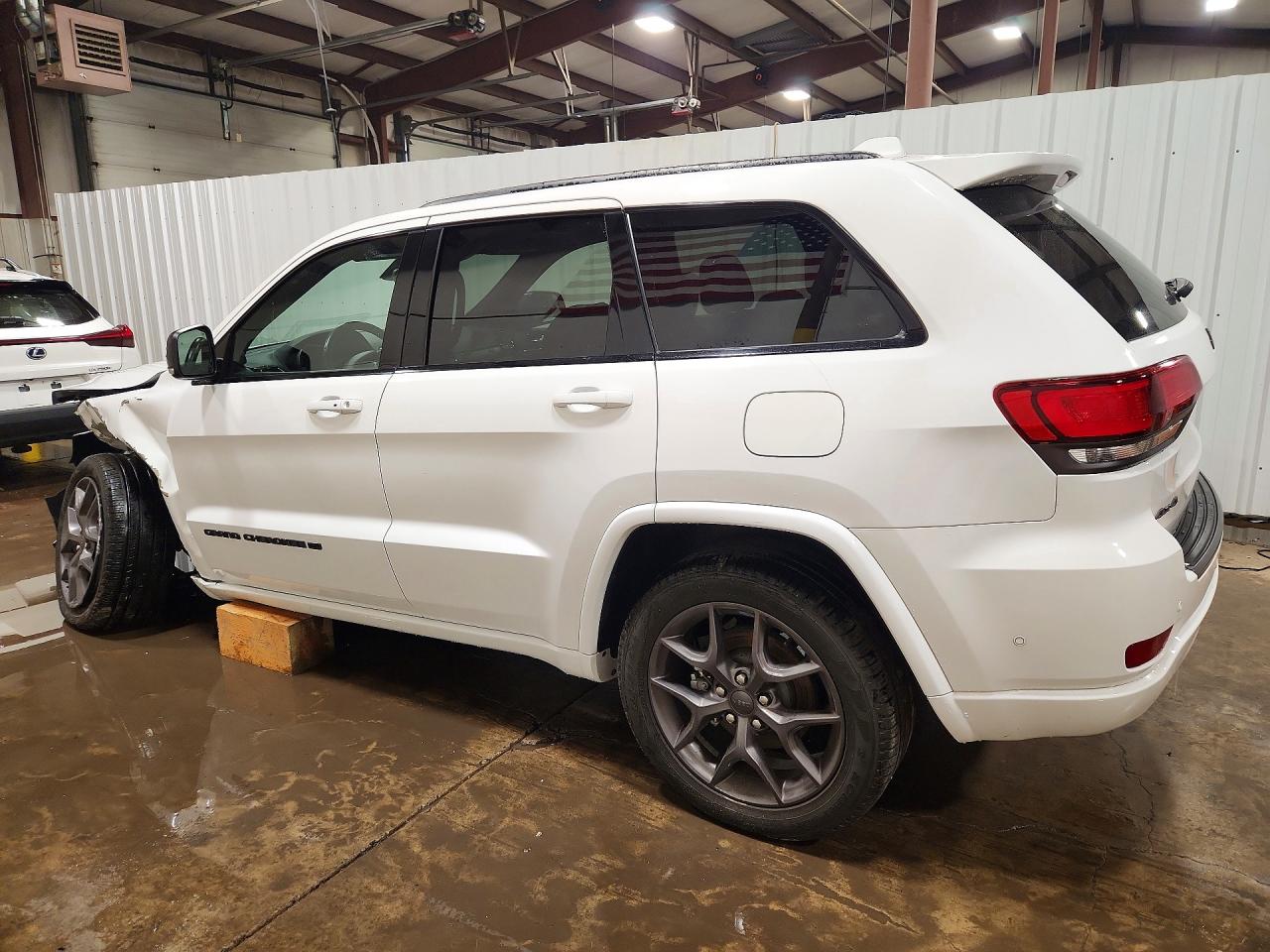 2021 Jeep Grand Cherokee Limited White vin: 1C4RJFBG9MC734223