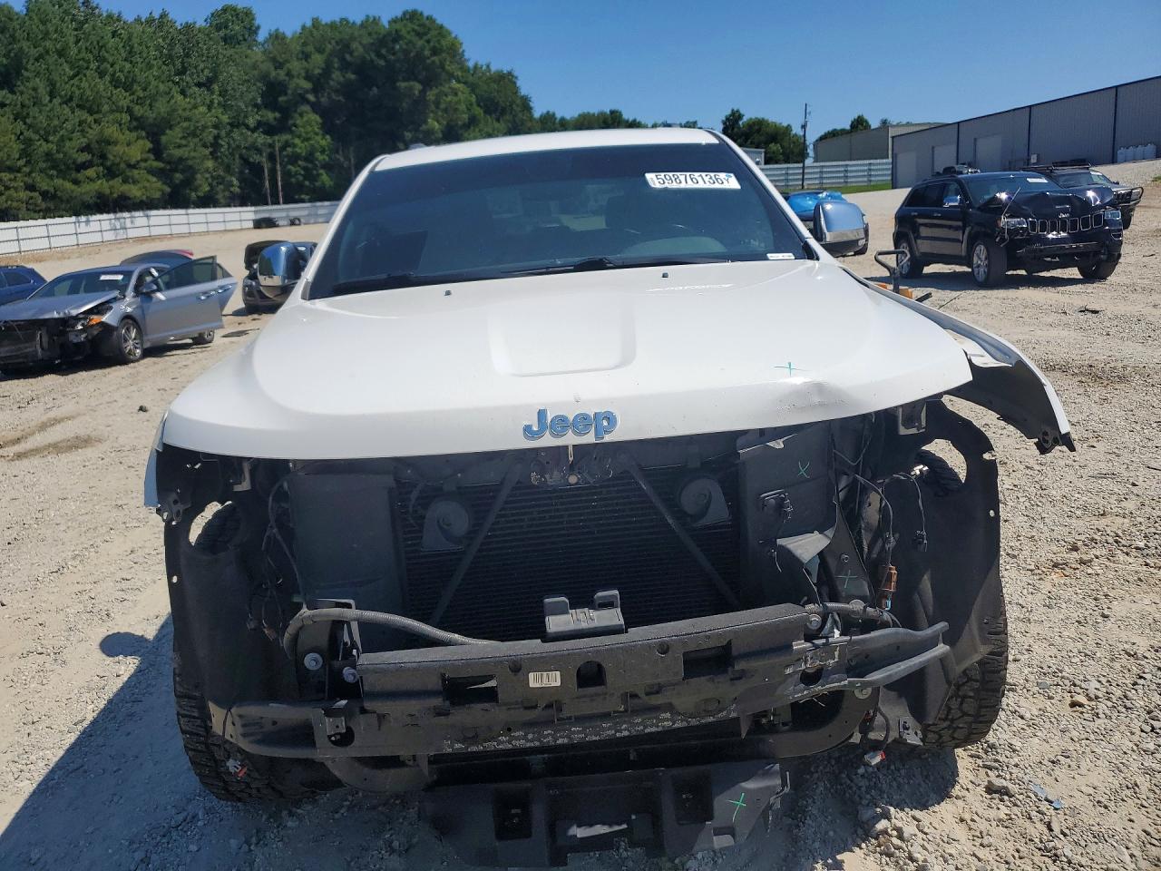 2022 Jeep Gran Cheor White vin: 1C4RJFBG9NC111024