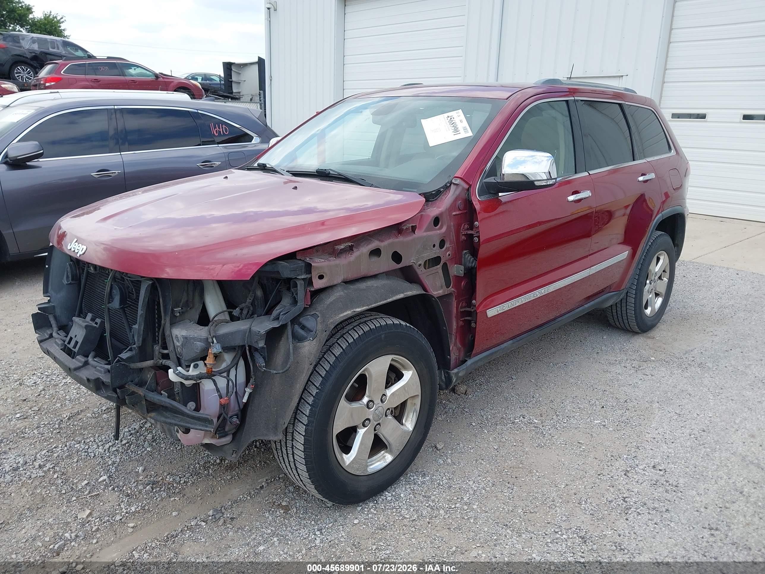 2012 Jeep Grand Cherokee Limited Red vin: 1C4RJFBGXCC159709