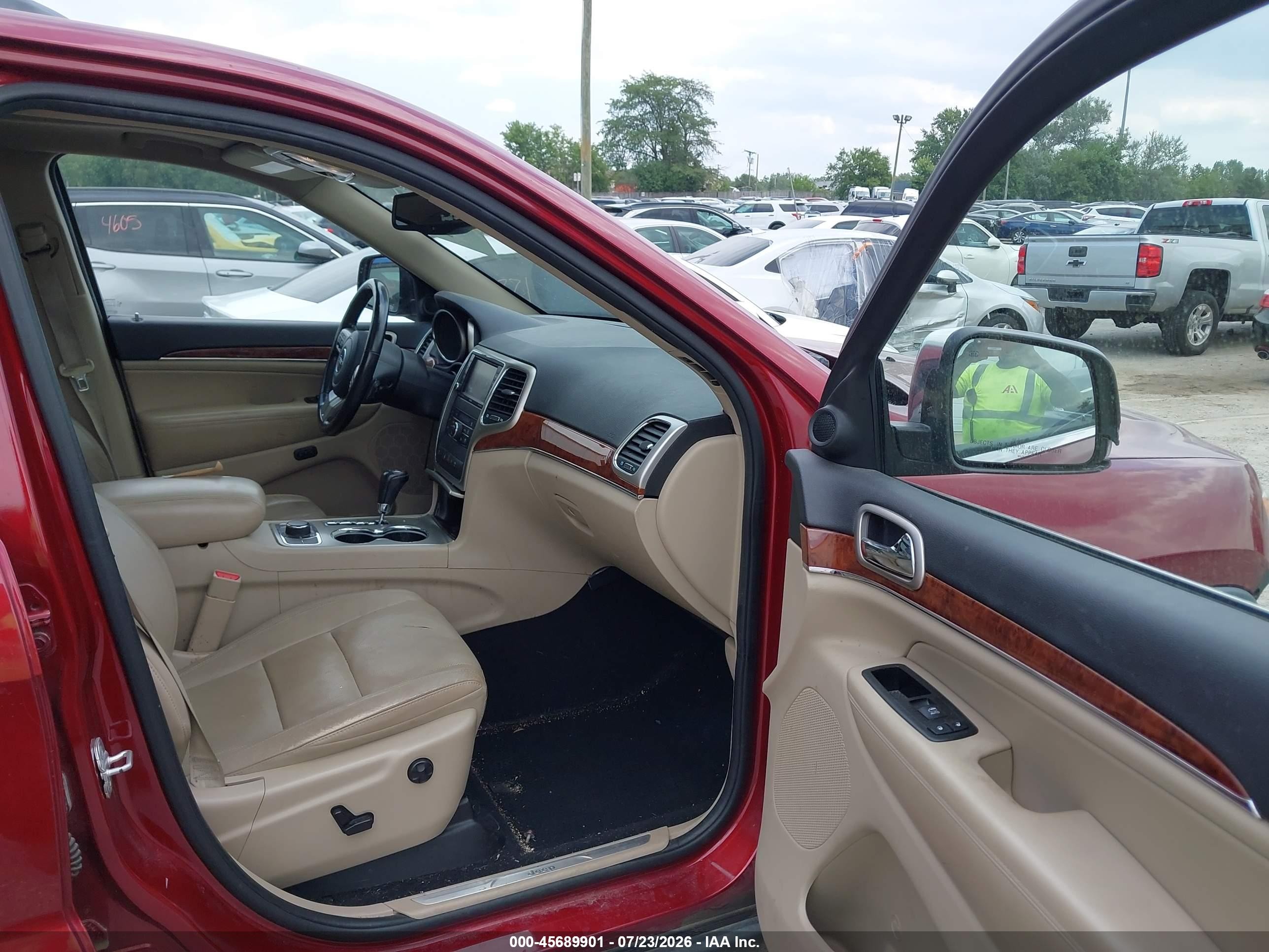 2012 Jeep Grand Cherokee Limited Red vin: 1C4RJFBGXCC159709