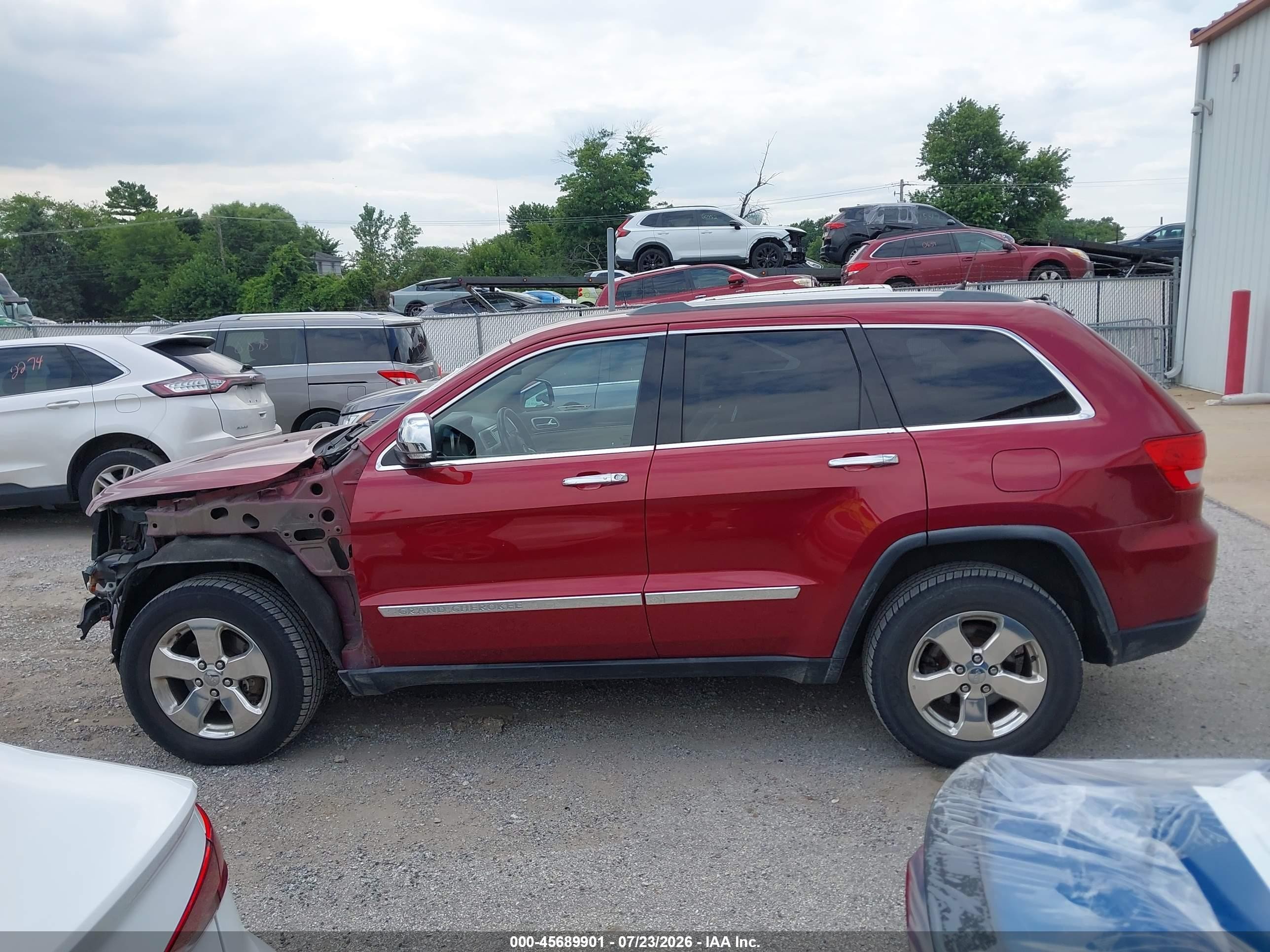 2012 Jeep Grand Cherokee Limited Red vin: 1C4RJFBGXCC159709