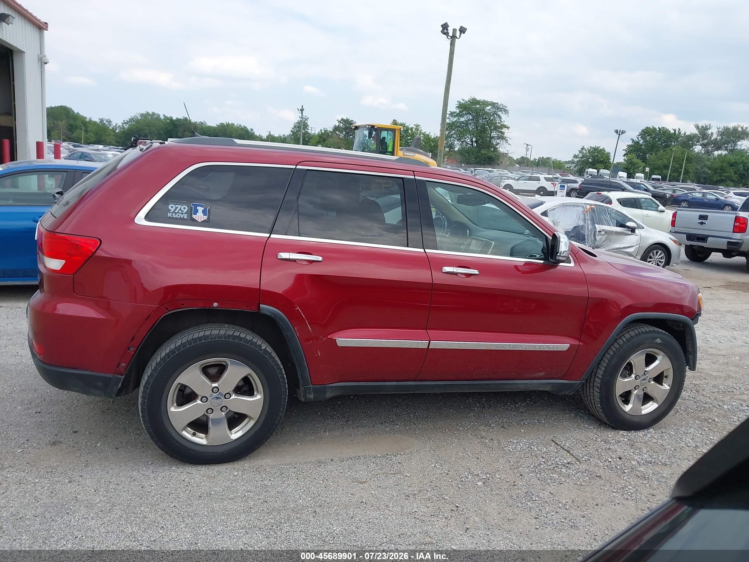 2012 Jeep Grand Cherokee Limited Red vin: 1C4RJFBGXCC159709