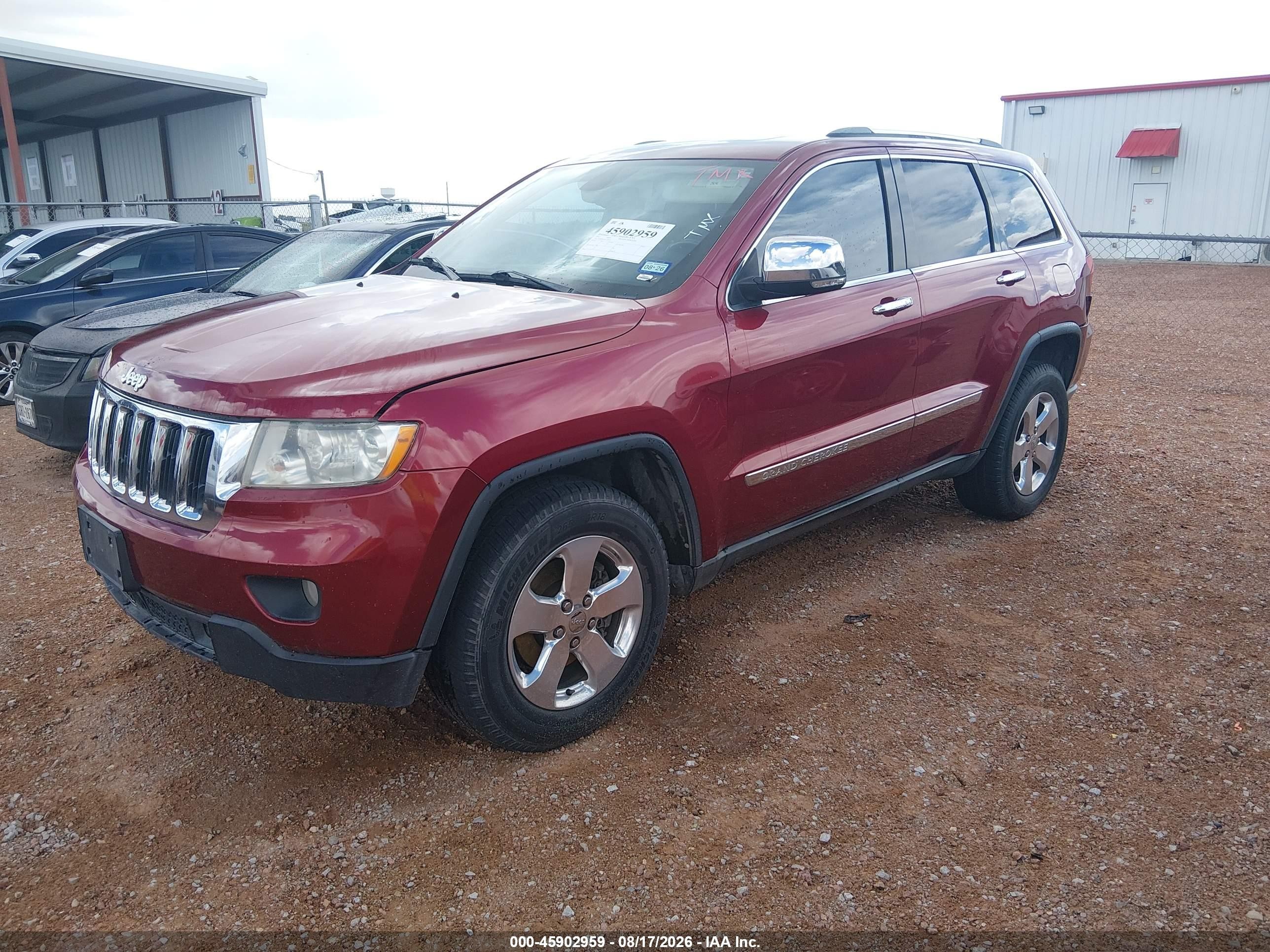 2012 Jeep Grand Cherokee Limited Maroon vin: 1C4RJFBGXCC244078
