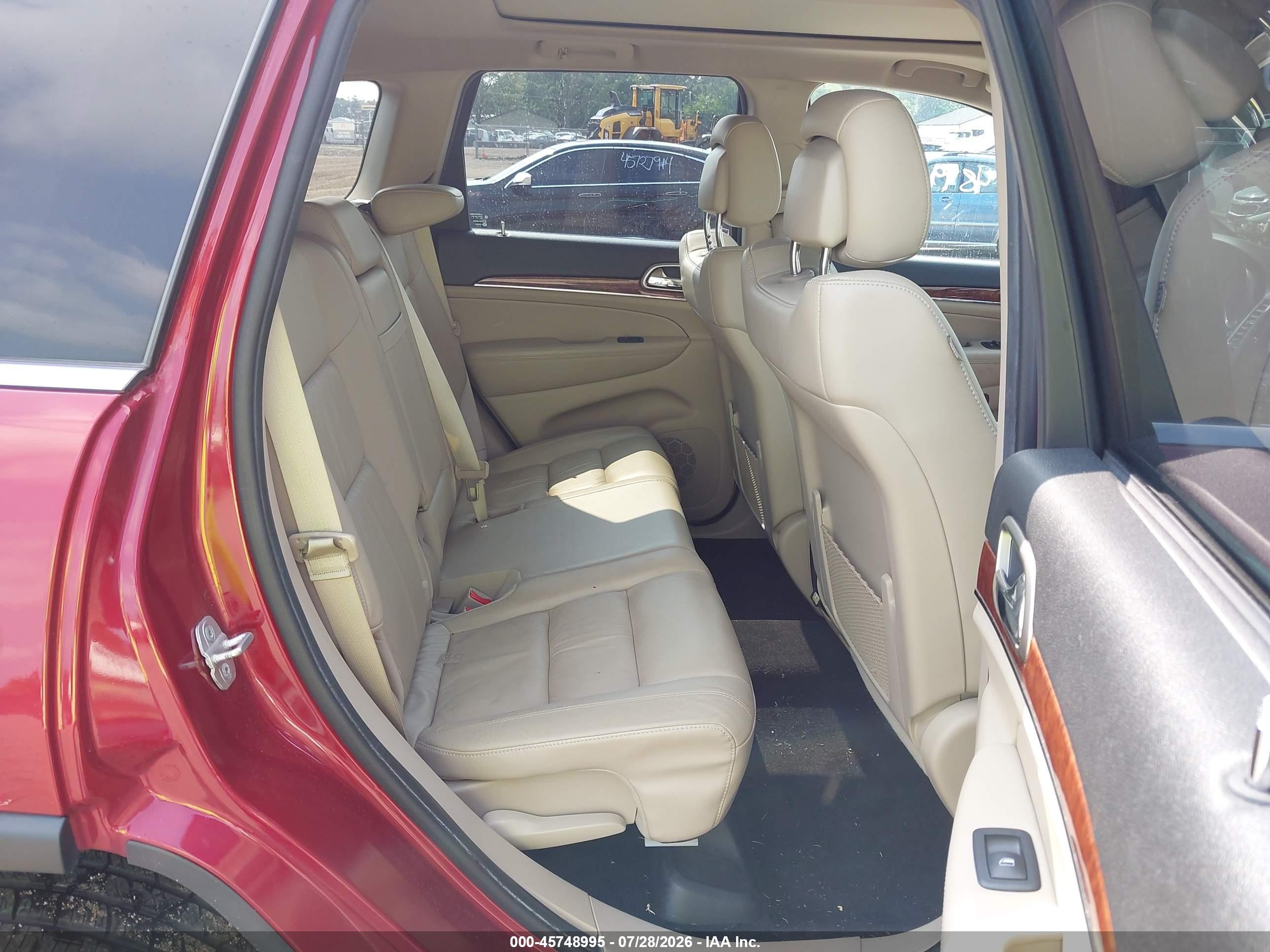 2013 Jeep Grand Cherokee Limited Red vin: 1C4RJFBGXDC511298