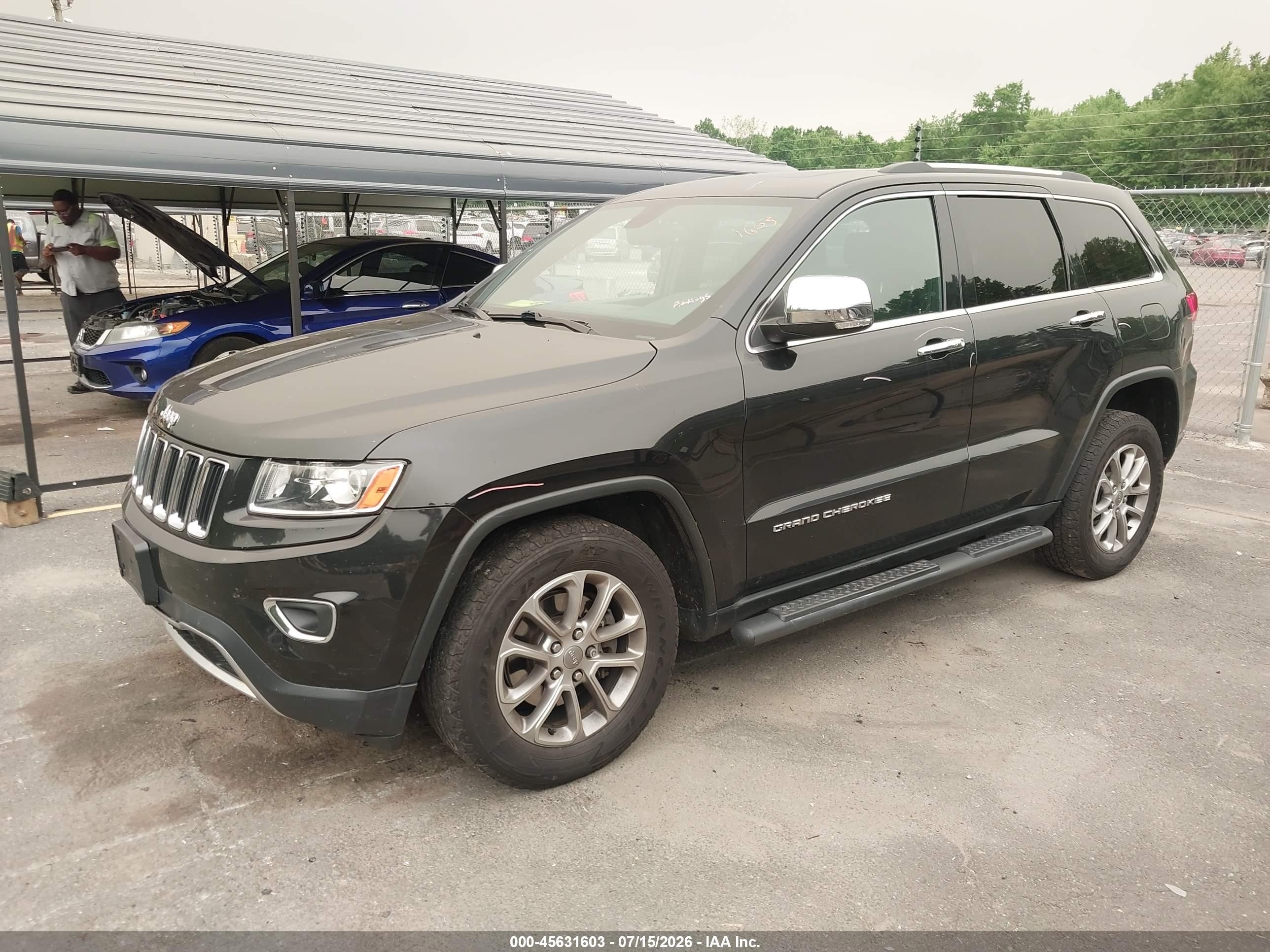 2014 Jeep Grand Cherokee Limited Black vin: 1C4RJFBGXEC131895