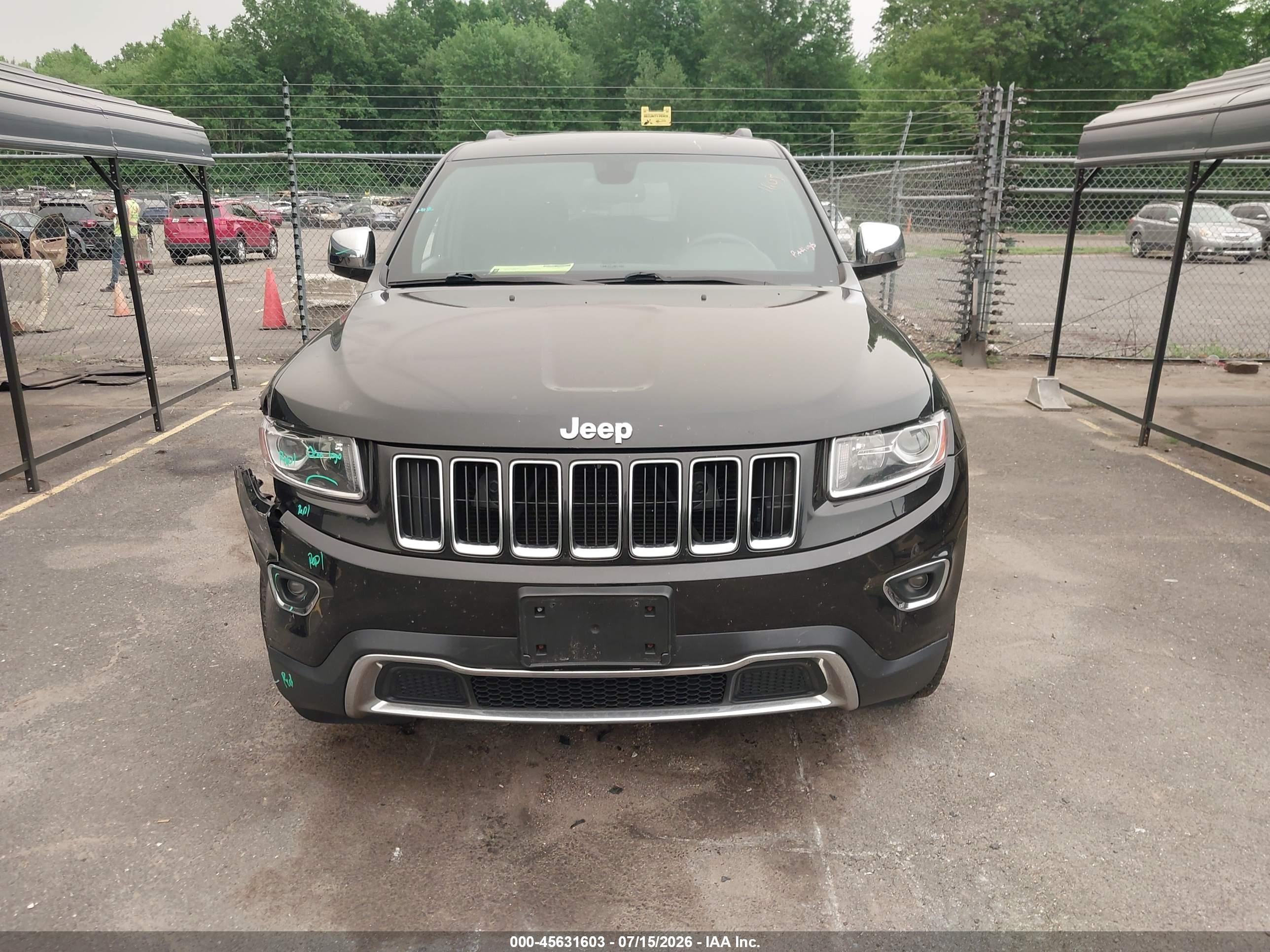 2014 Jeep Grand Cherokee Limited Black vin: 1C4RJFBGXEC131895