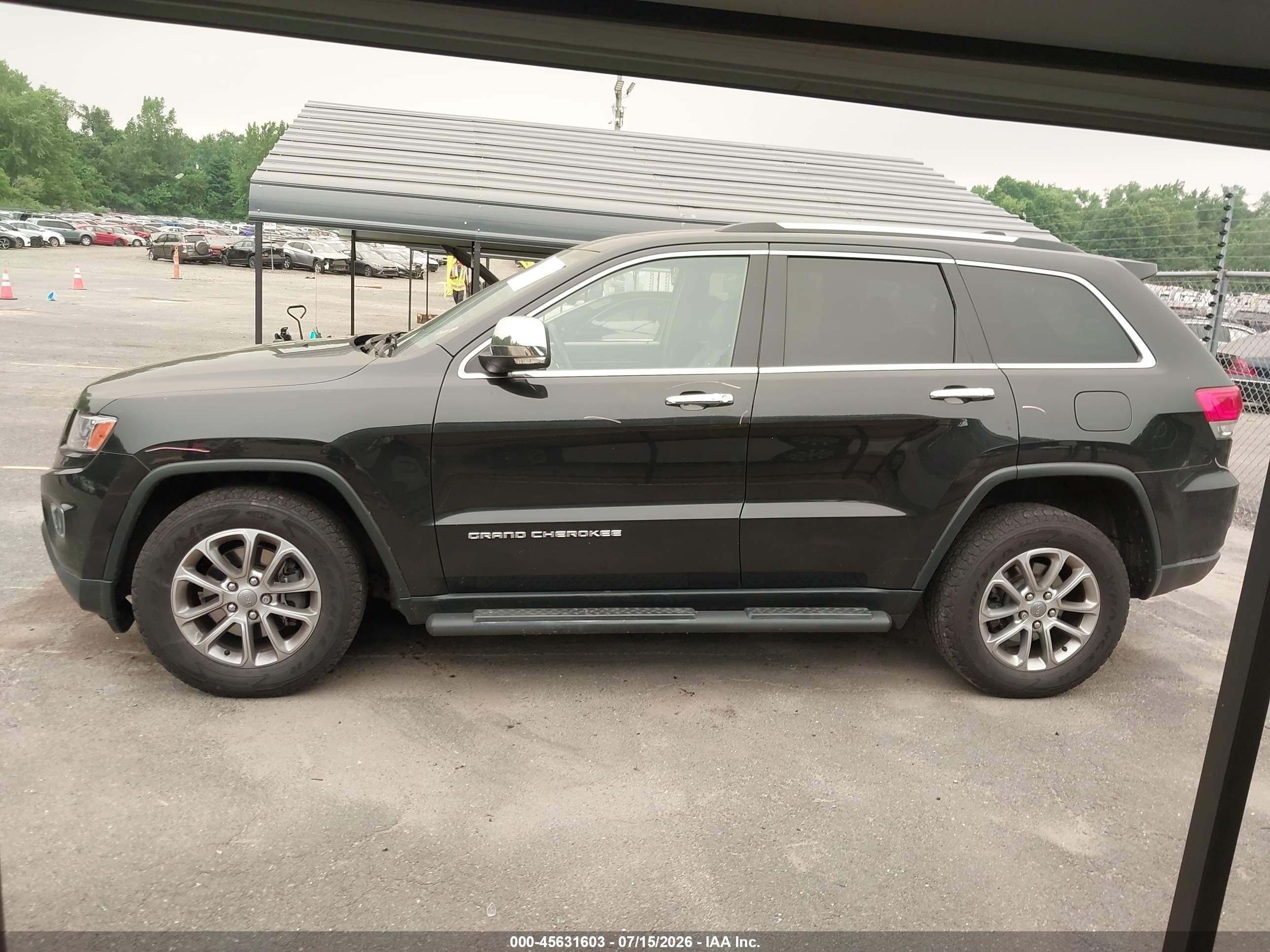 2014 Jeep Grand Cherokee Limited Black vin: 1C4RJFBGXEC131895