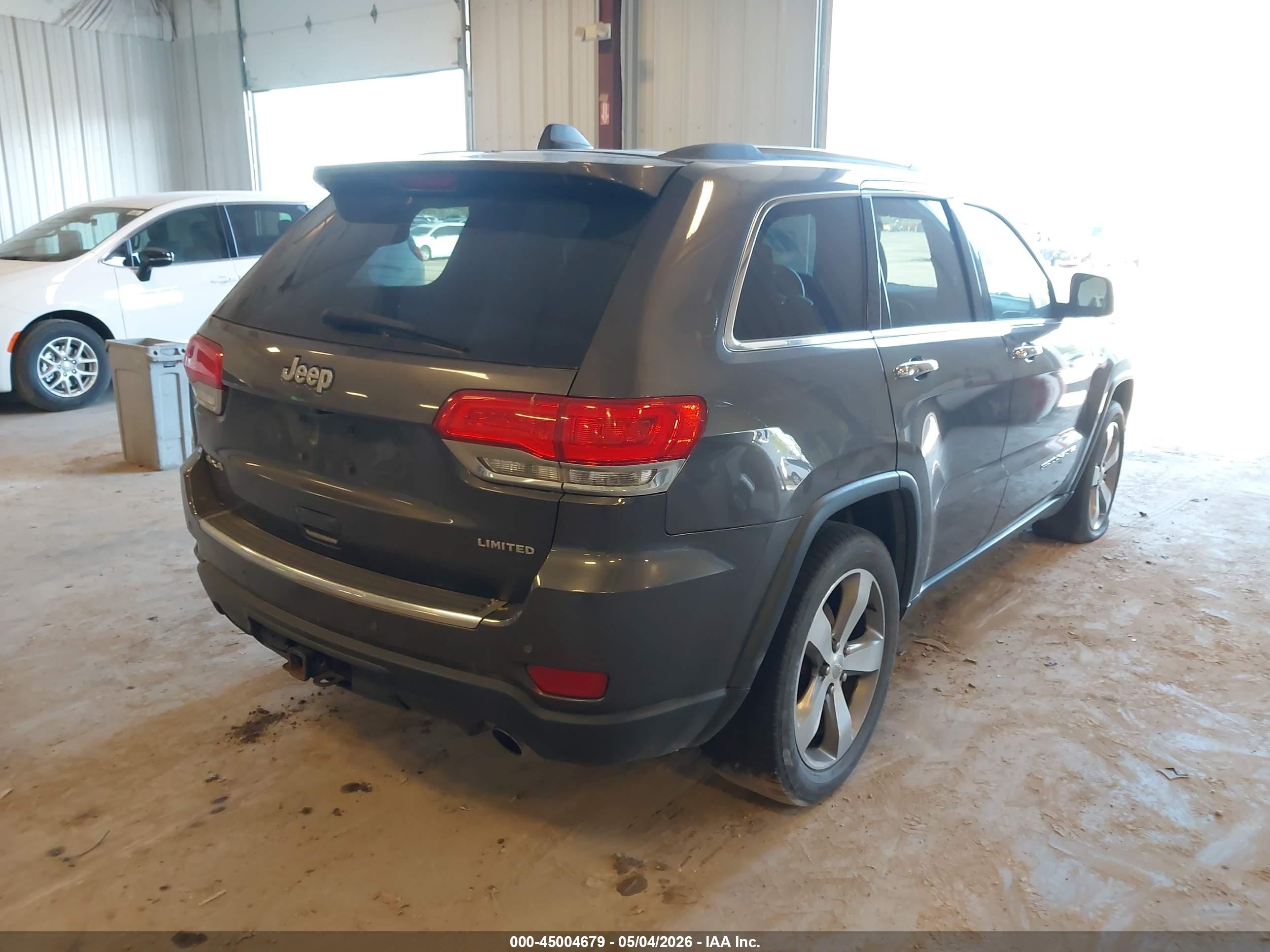 2014 Jeep Grand Cherokee Limited Gray vin: 1C4RJFBGXEC136028