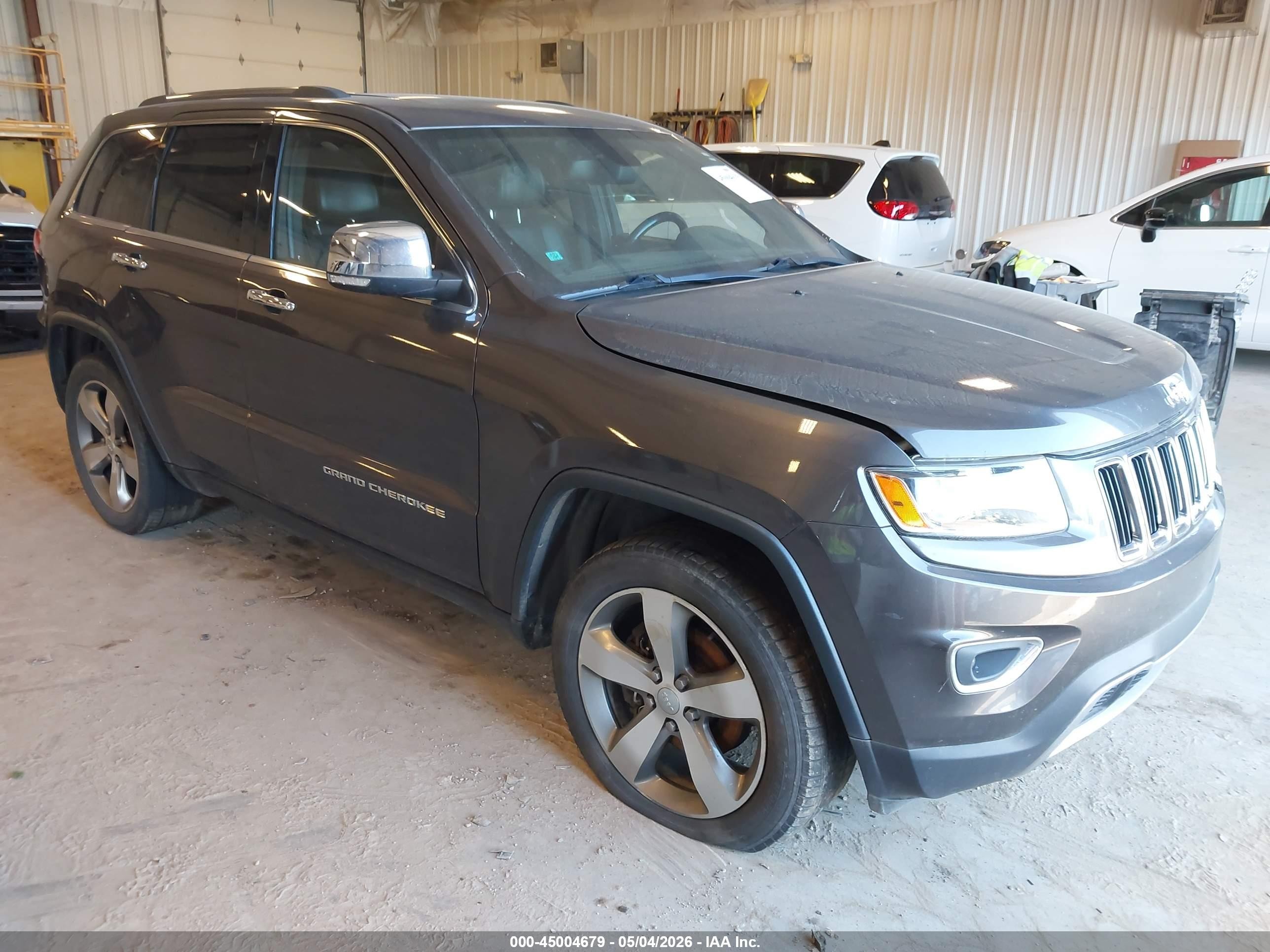 2014 Jeep Grand Cherokee Limited Gray vin: 1C4RJFBGXEC136028